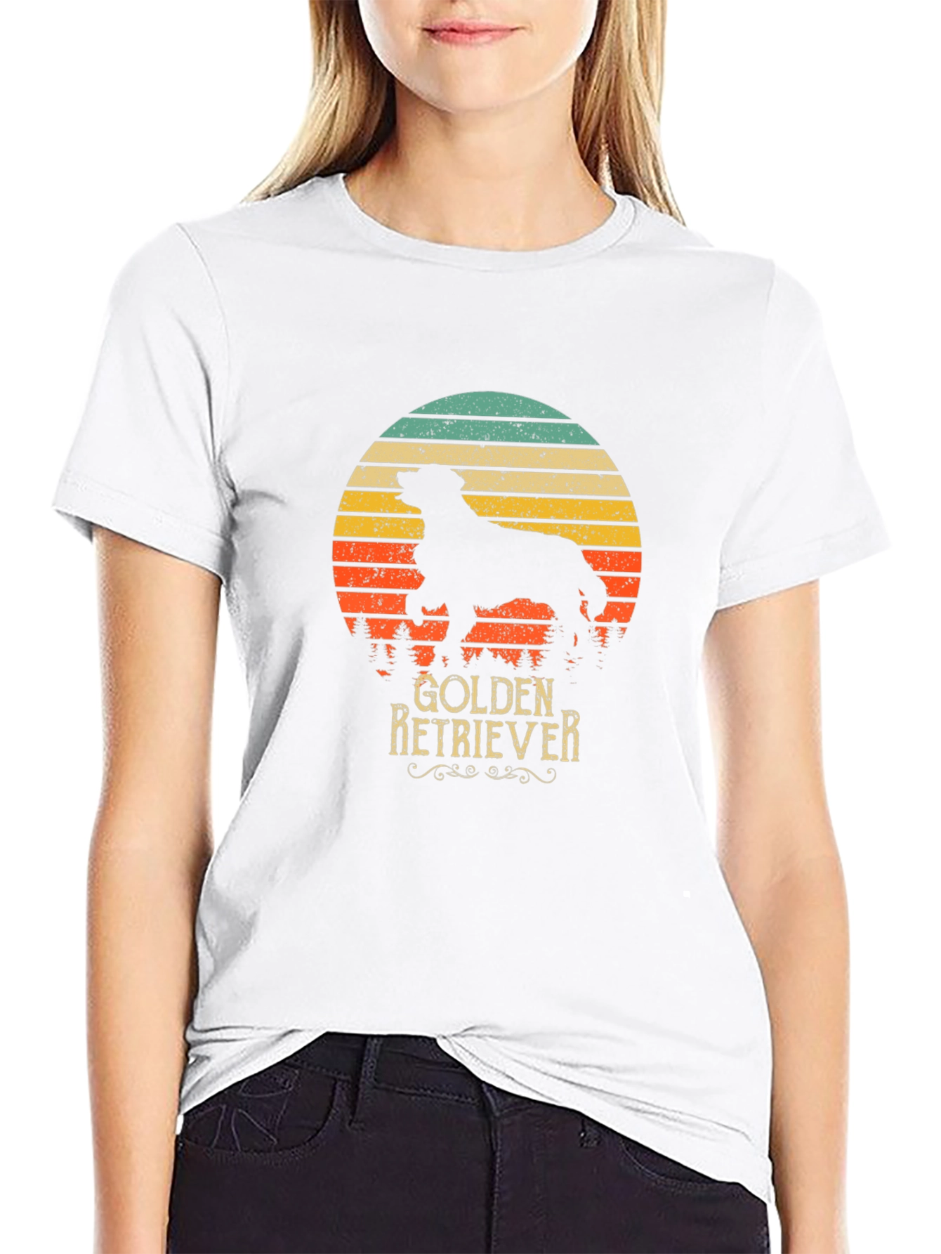 Golden Retriever Retro T-Shirt