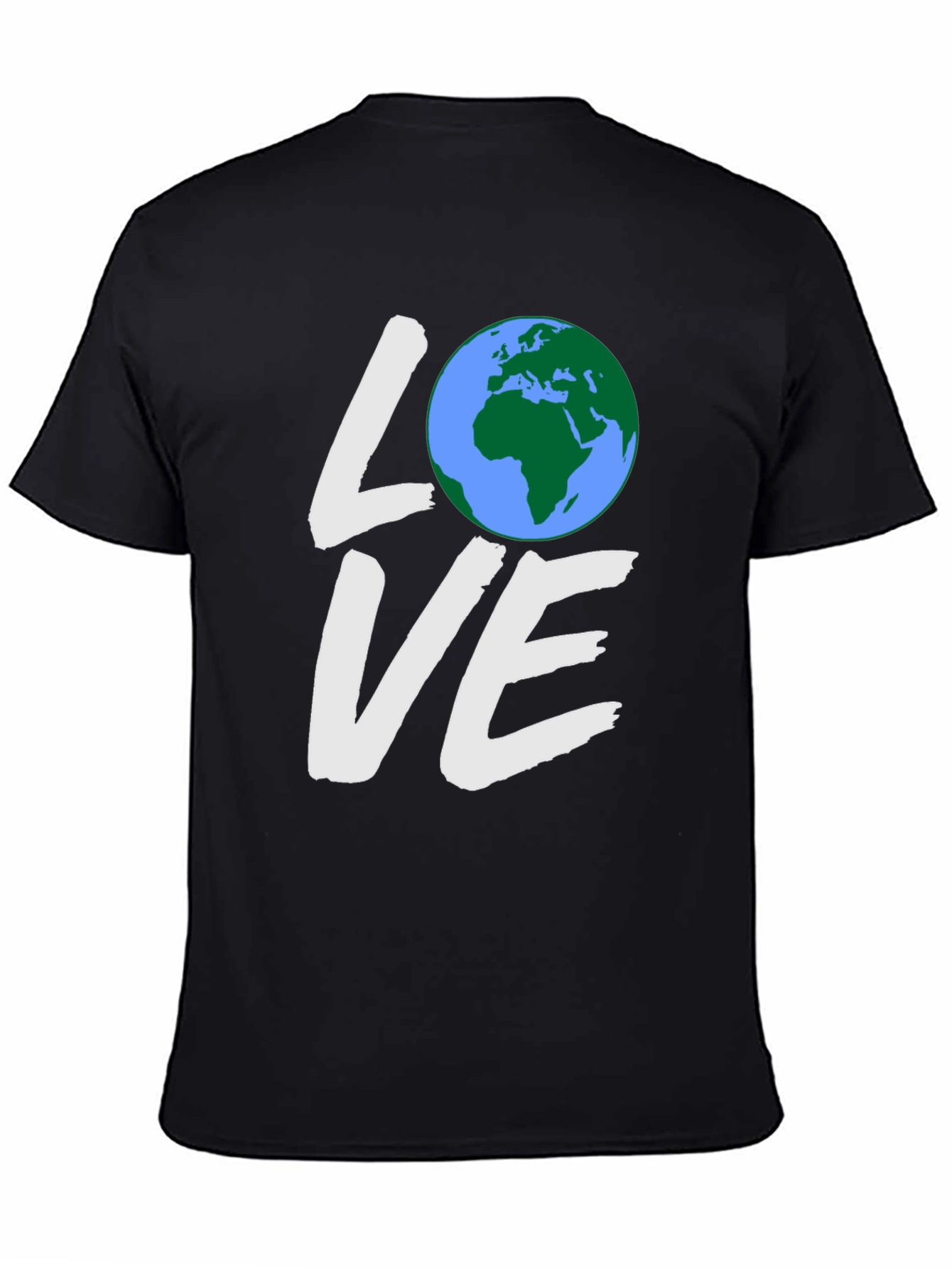 Love Earth Black Graphic Tee