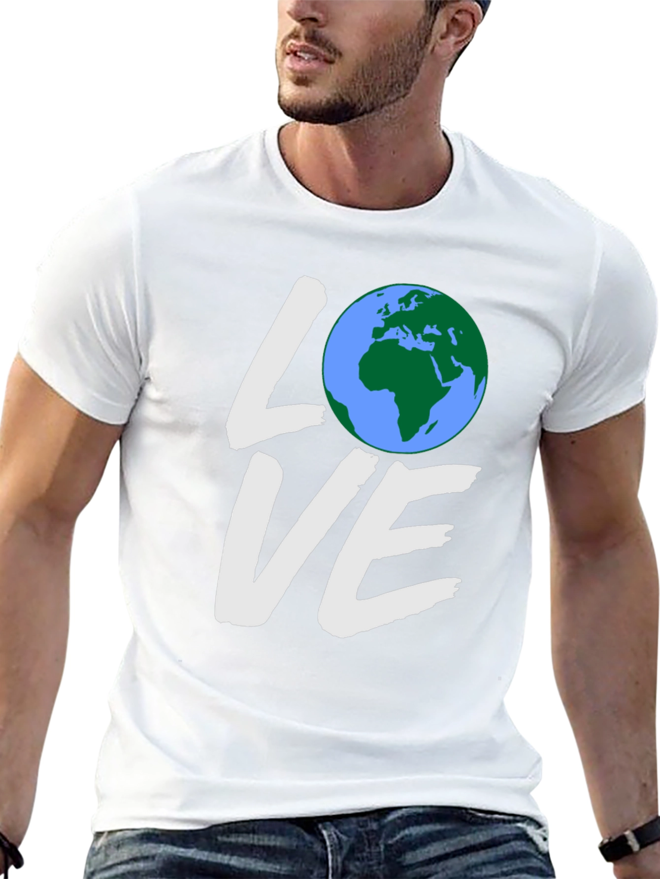 Love Earth Black Graphic Tee