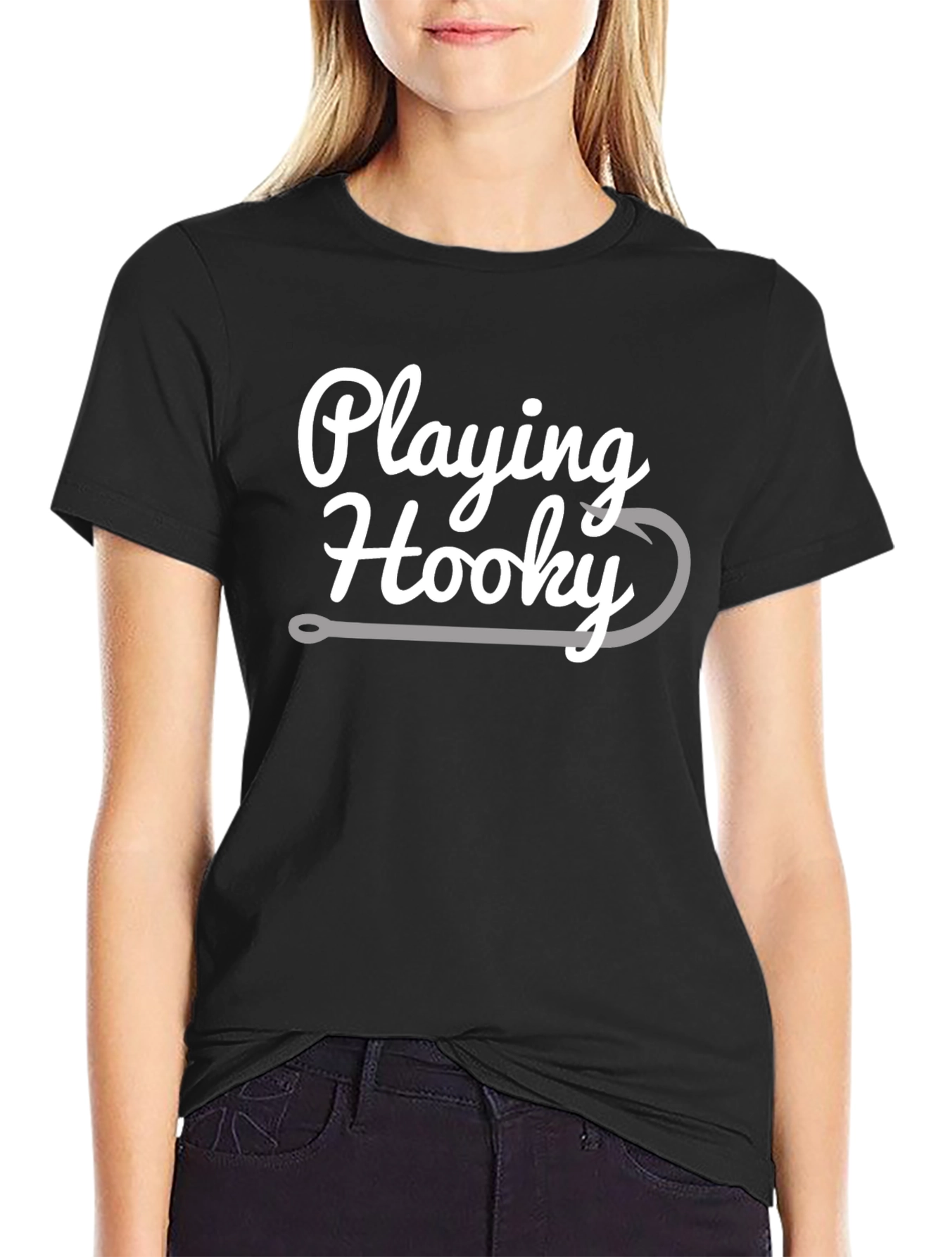Playing Hooky Graphic T-Shirt - Black