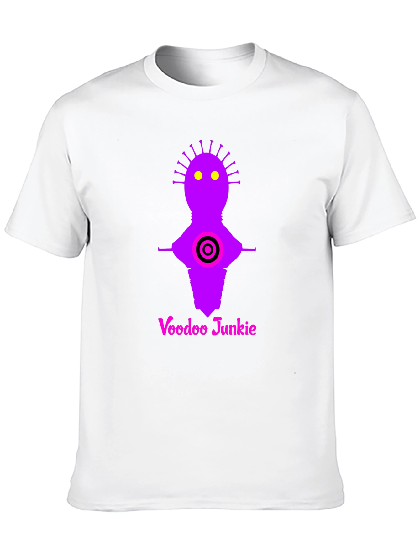 Voodoo Junkie Graphic Tee - Black Cotton T-Shirt