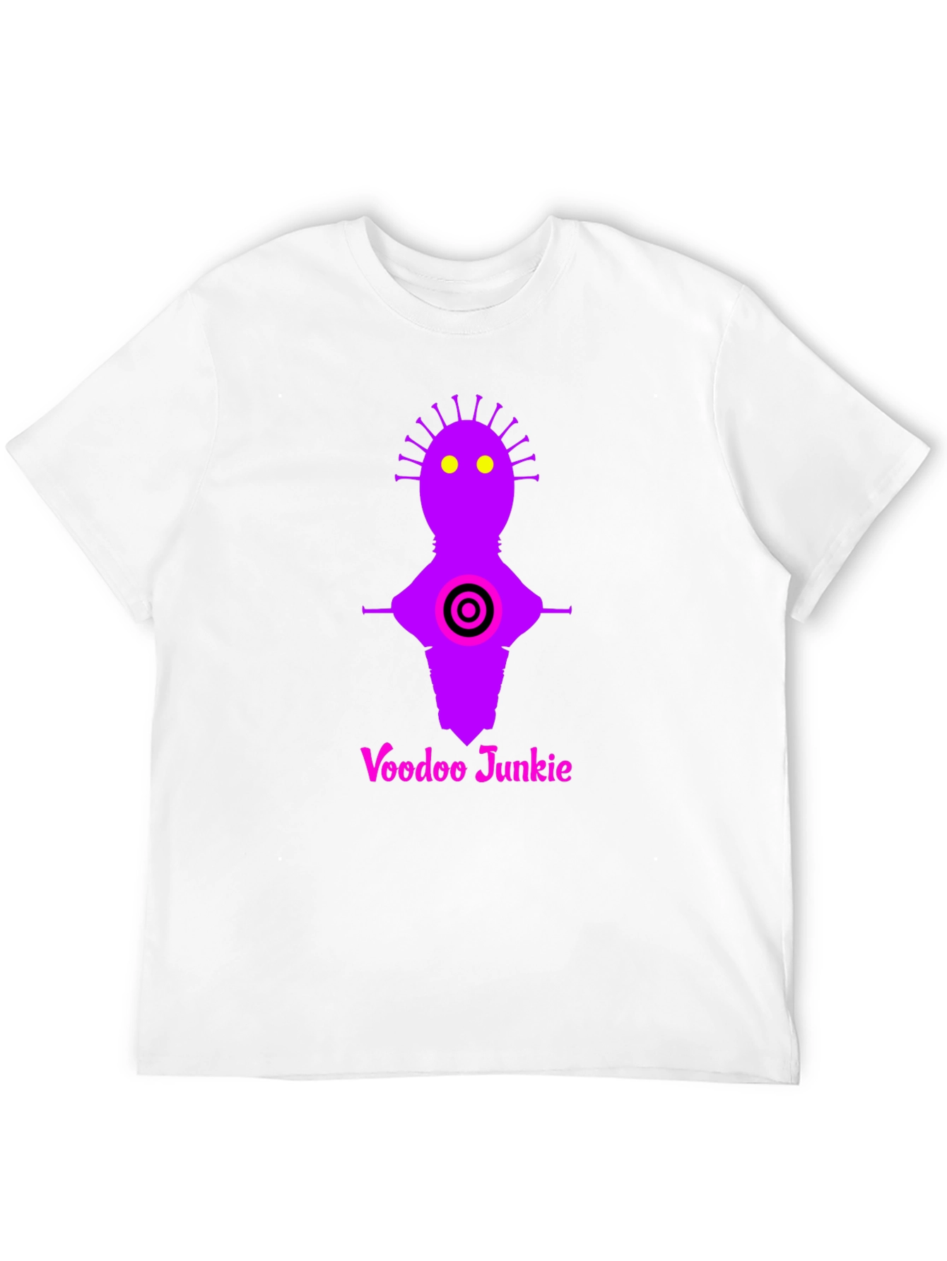 Voodoo Junkie Graphic Tee - Black Cotton T-Shirt
