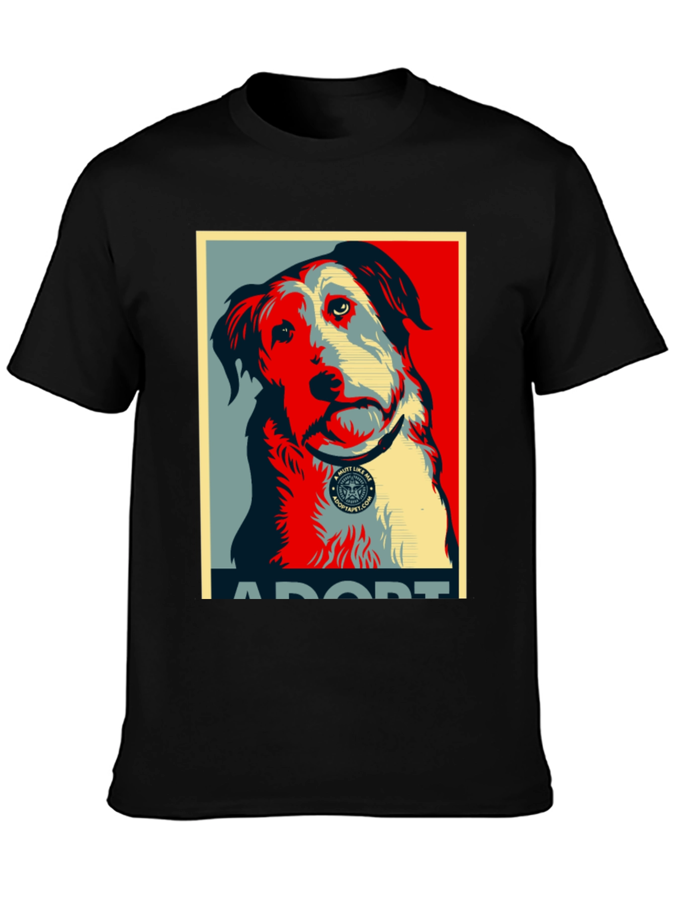 Adopt a Mutt Dog Graphic T-Shirt