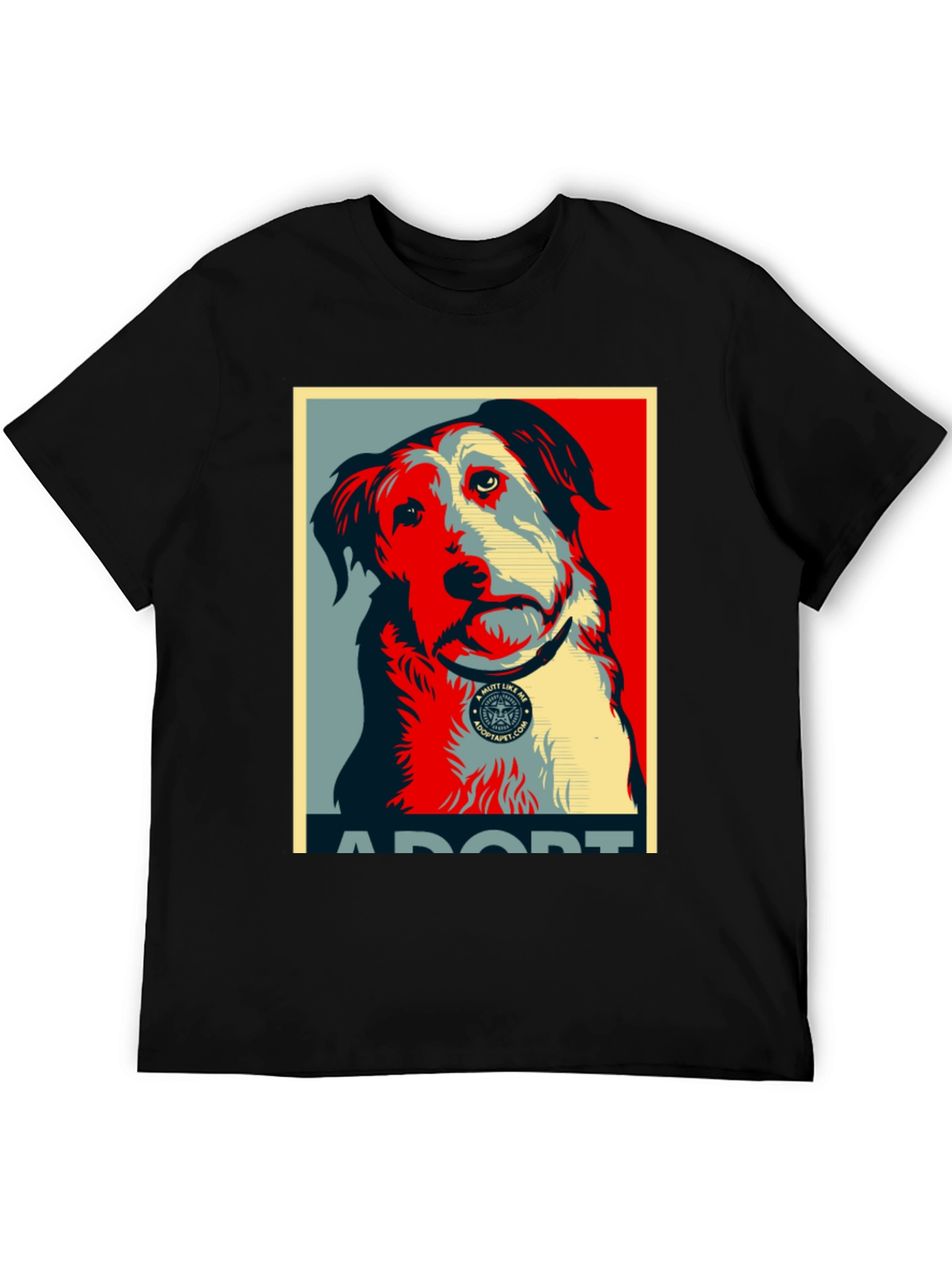 Adopt a Mutt Dog Graphic T-Shirt