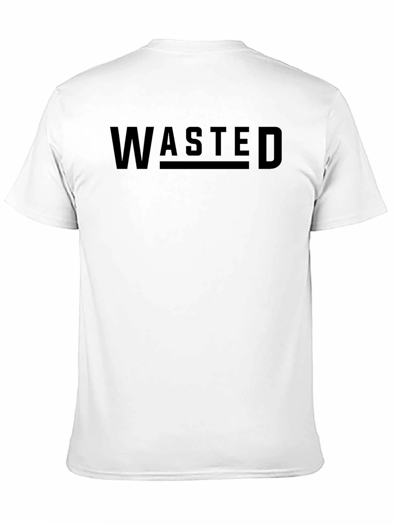 Wasted Graphic Black T-Shirt