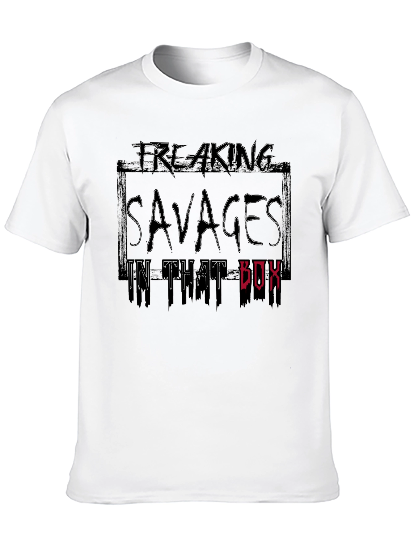 Freaking Savages Graphic Tee - Black