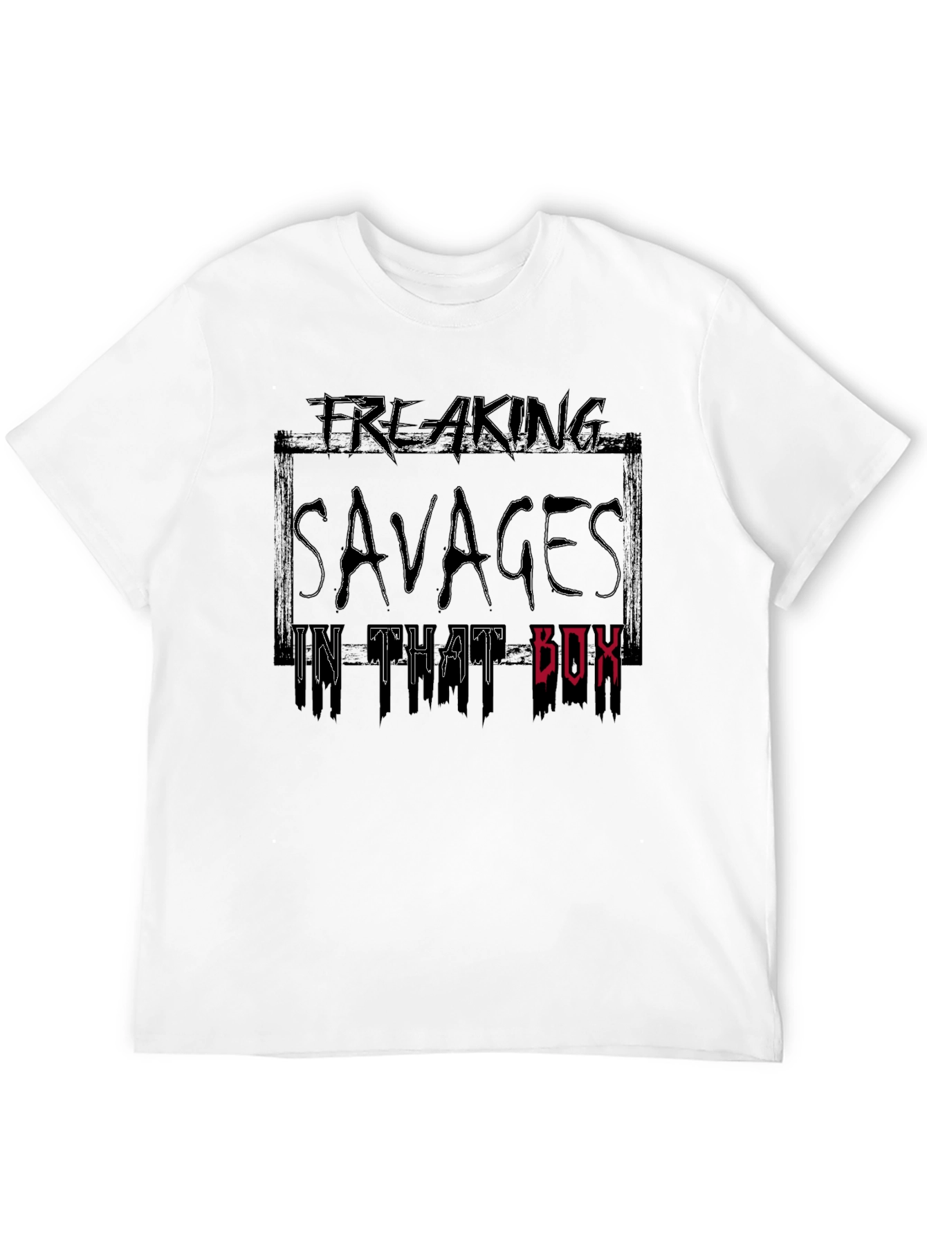 Freaking Savages Graphic Tee - Black