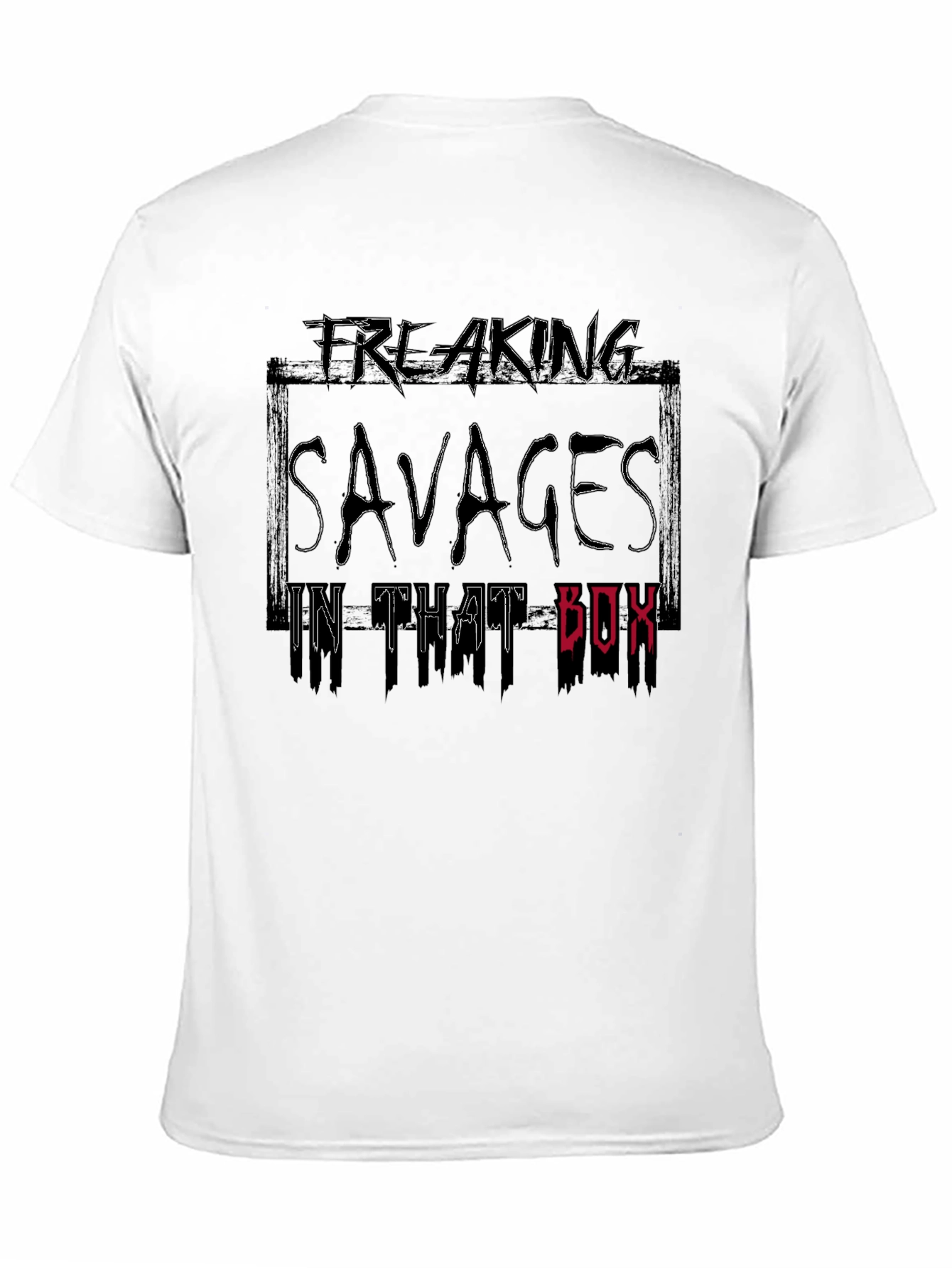Freaking Savages Graphic Tee - Black