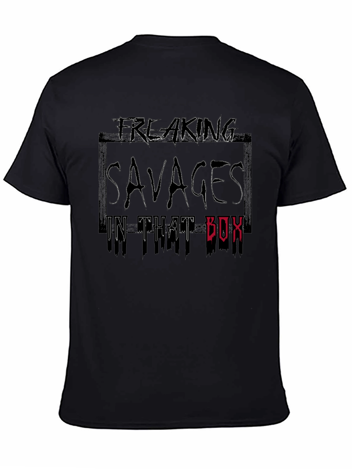 Freaking Savages Graphic Tee - Black