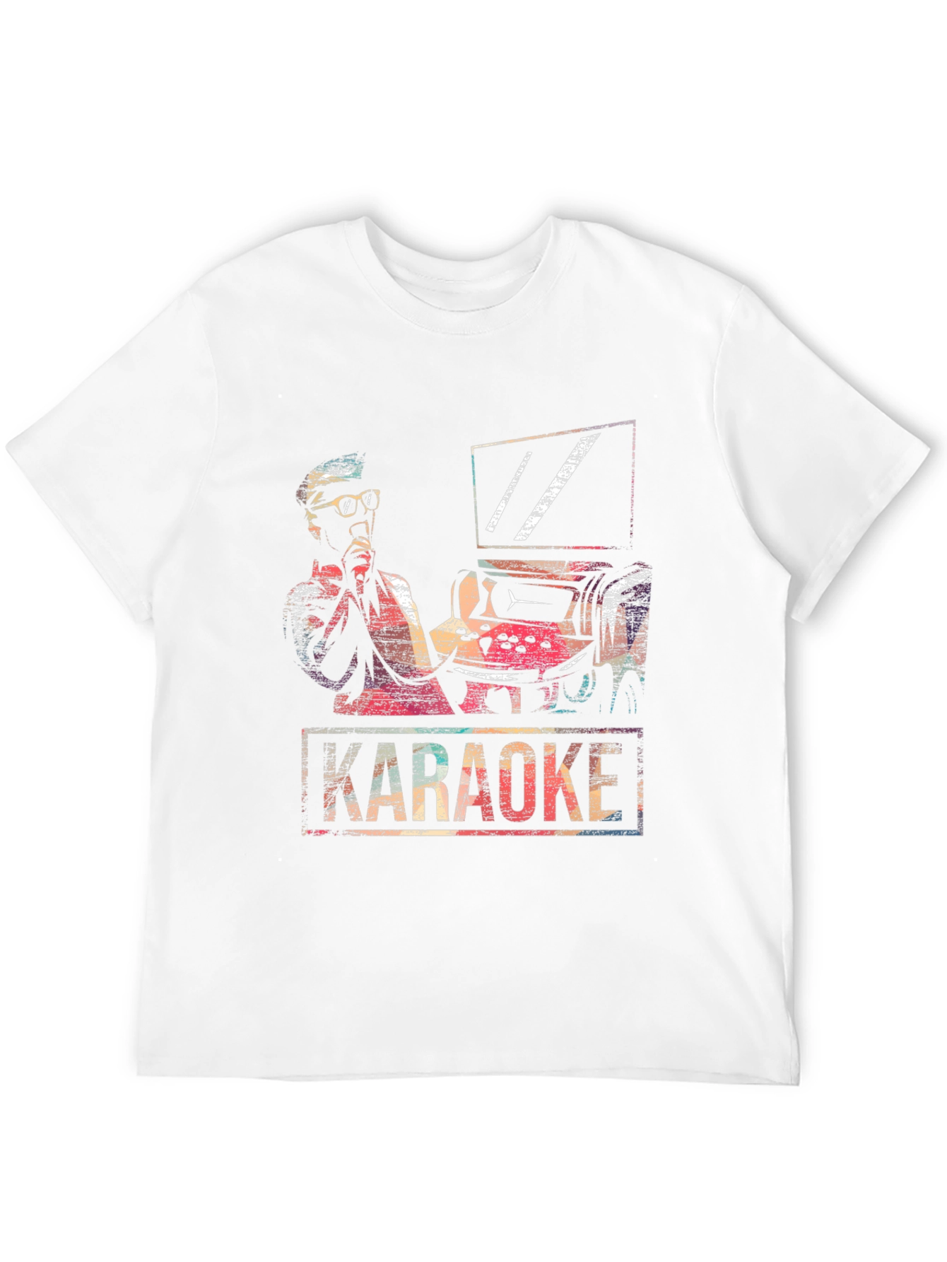 Karaoke Arcade T-Shirt - Retro Music Lover Tee