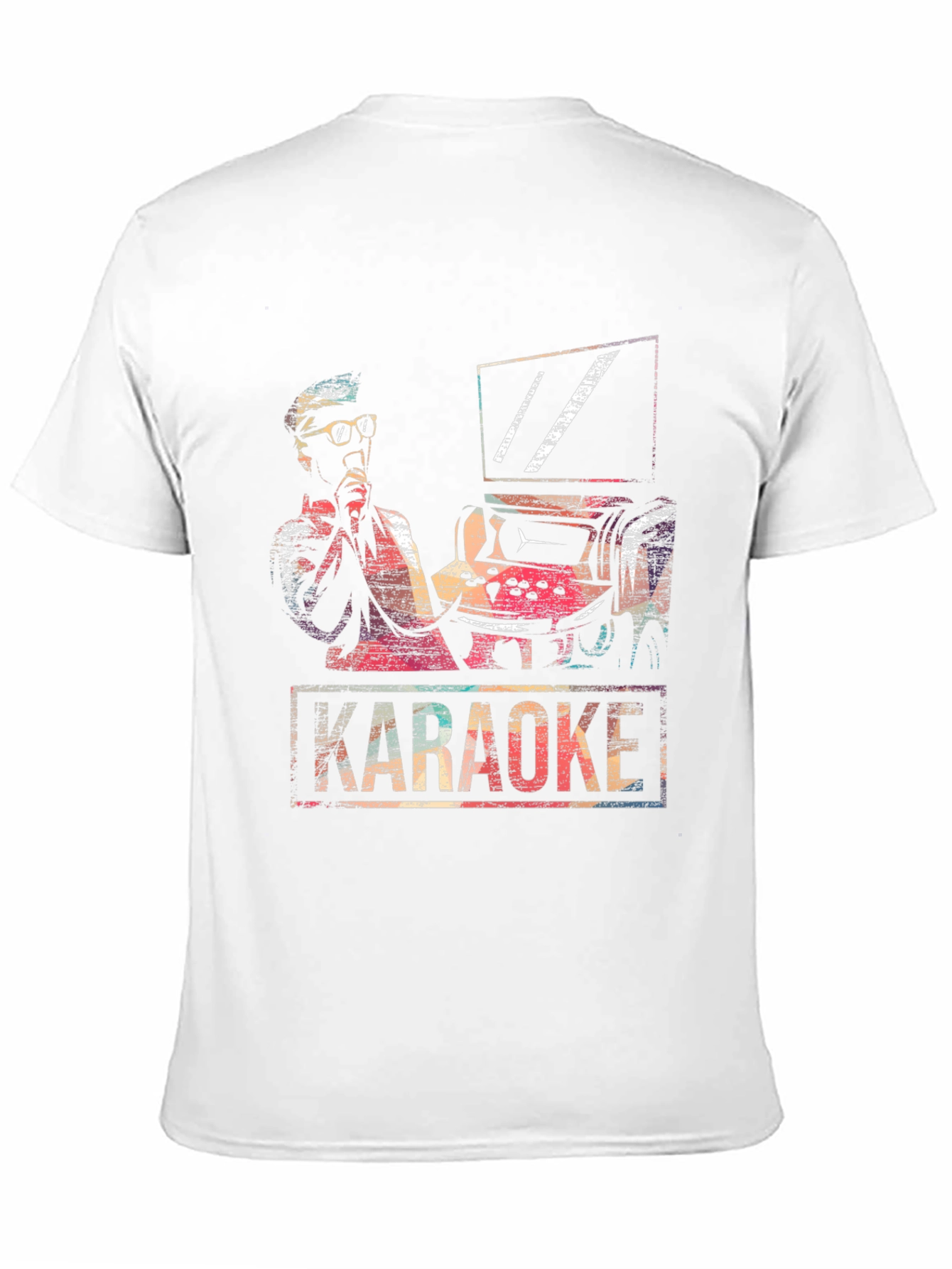 Karaoke Arcade T-Shirt - Retro Music Lover Tee
