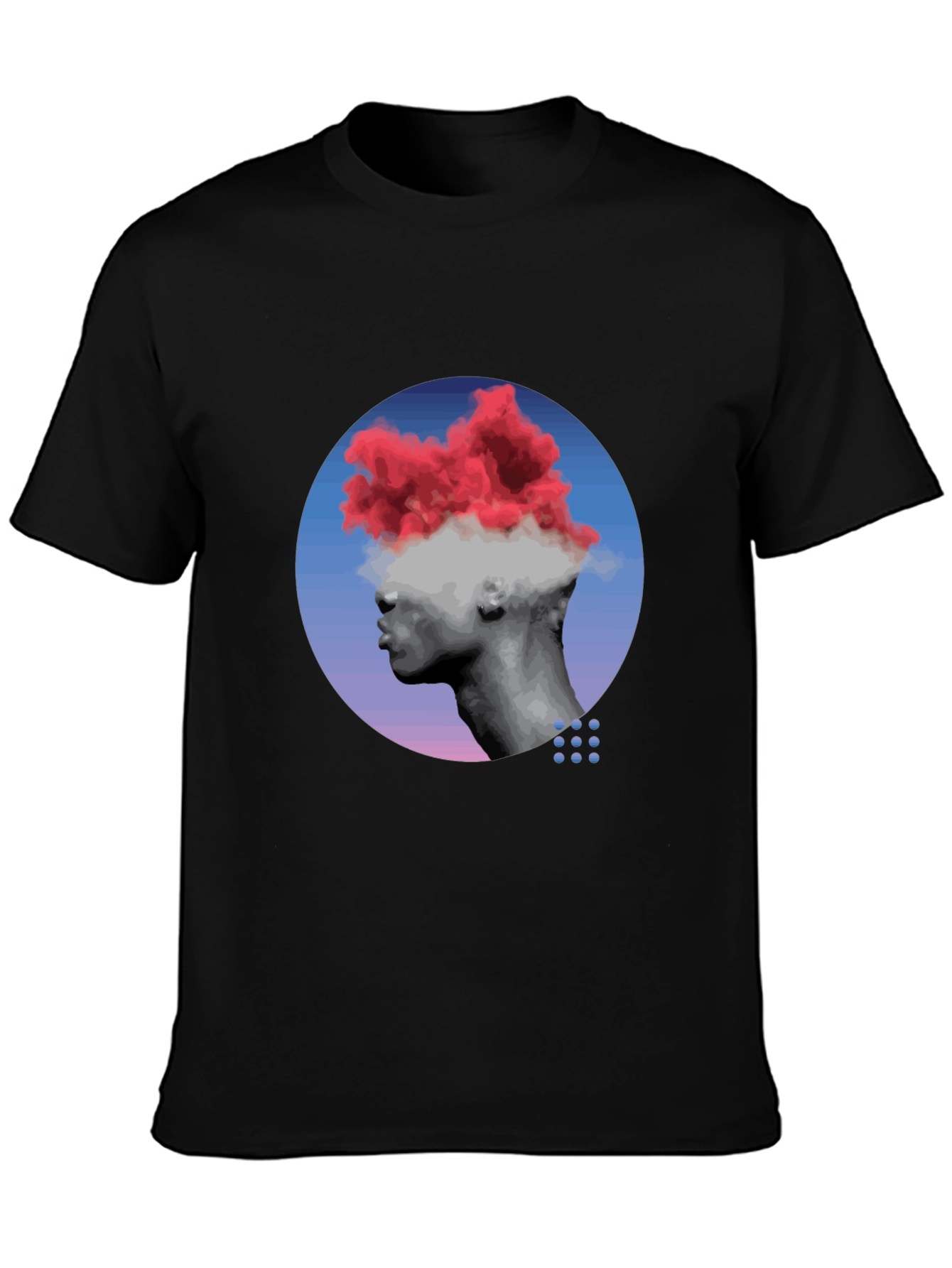 Abstract Head in the Clouds Graphic Tee