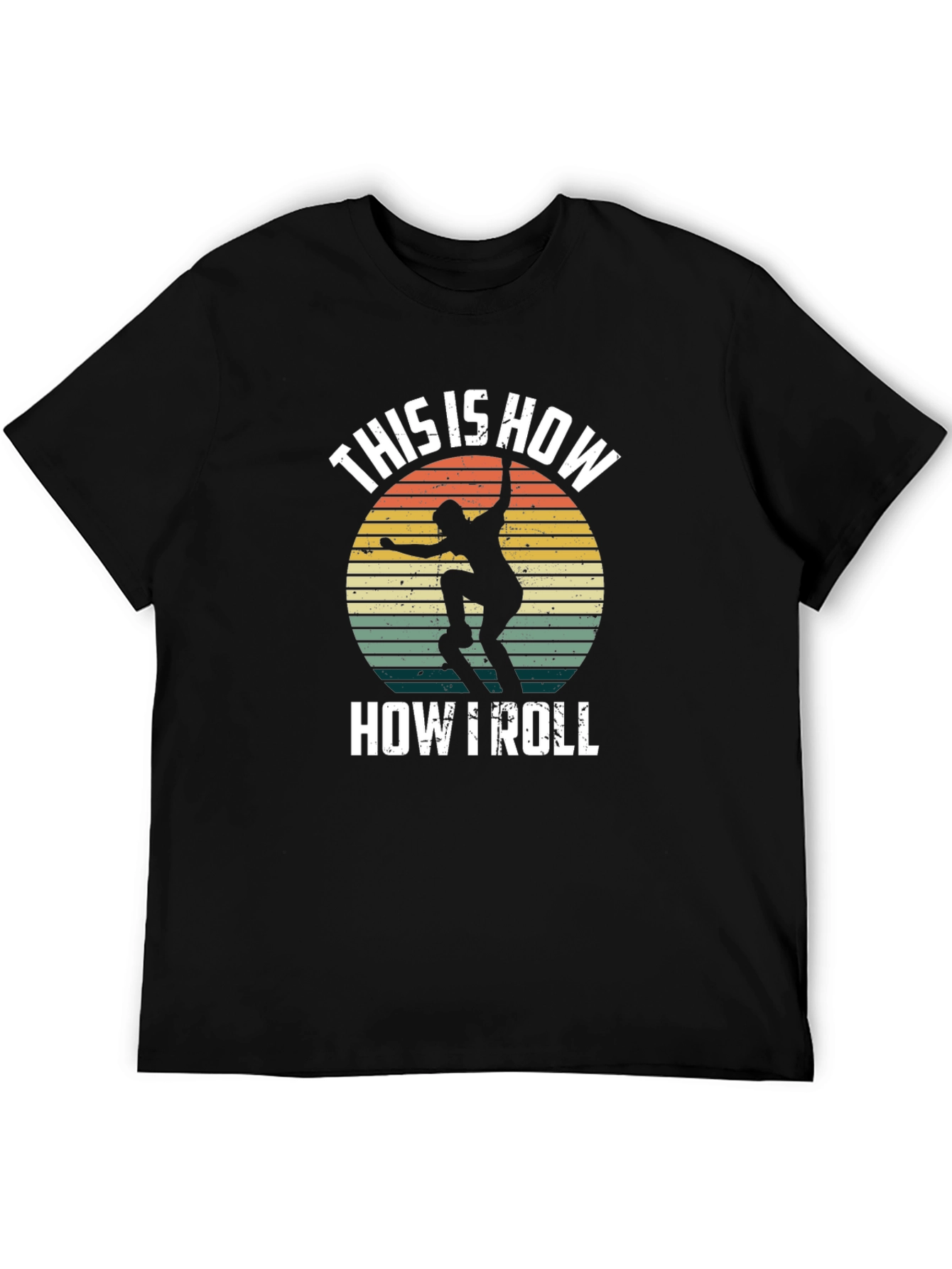 This is How I Roll Skater T-Shirt Retro Design