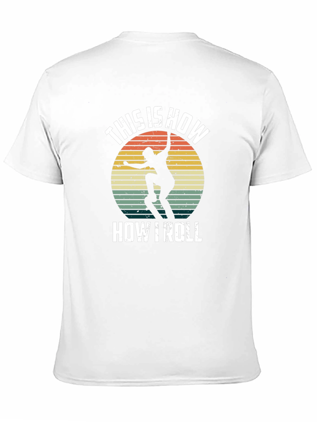 This is How I Roll Skater T-Shirt Retro Design