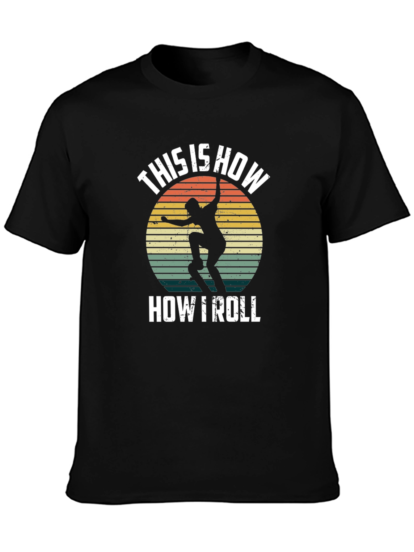 This is How I Roll Skater T-Shirt Retro Design