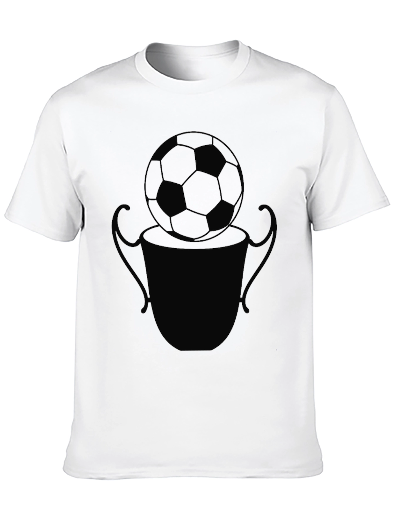 Soccer Trophy Graphic Tee - Black