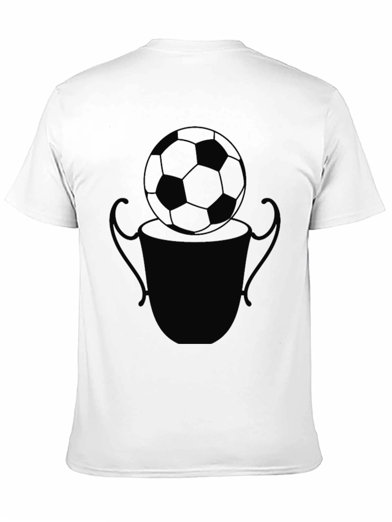 Soccer Trophy Graphic Tee - Black