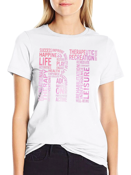 Recreational Therapy Word Cloud T-Shirt