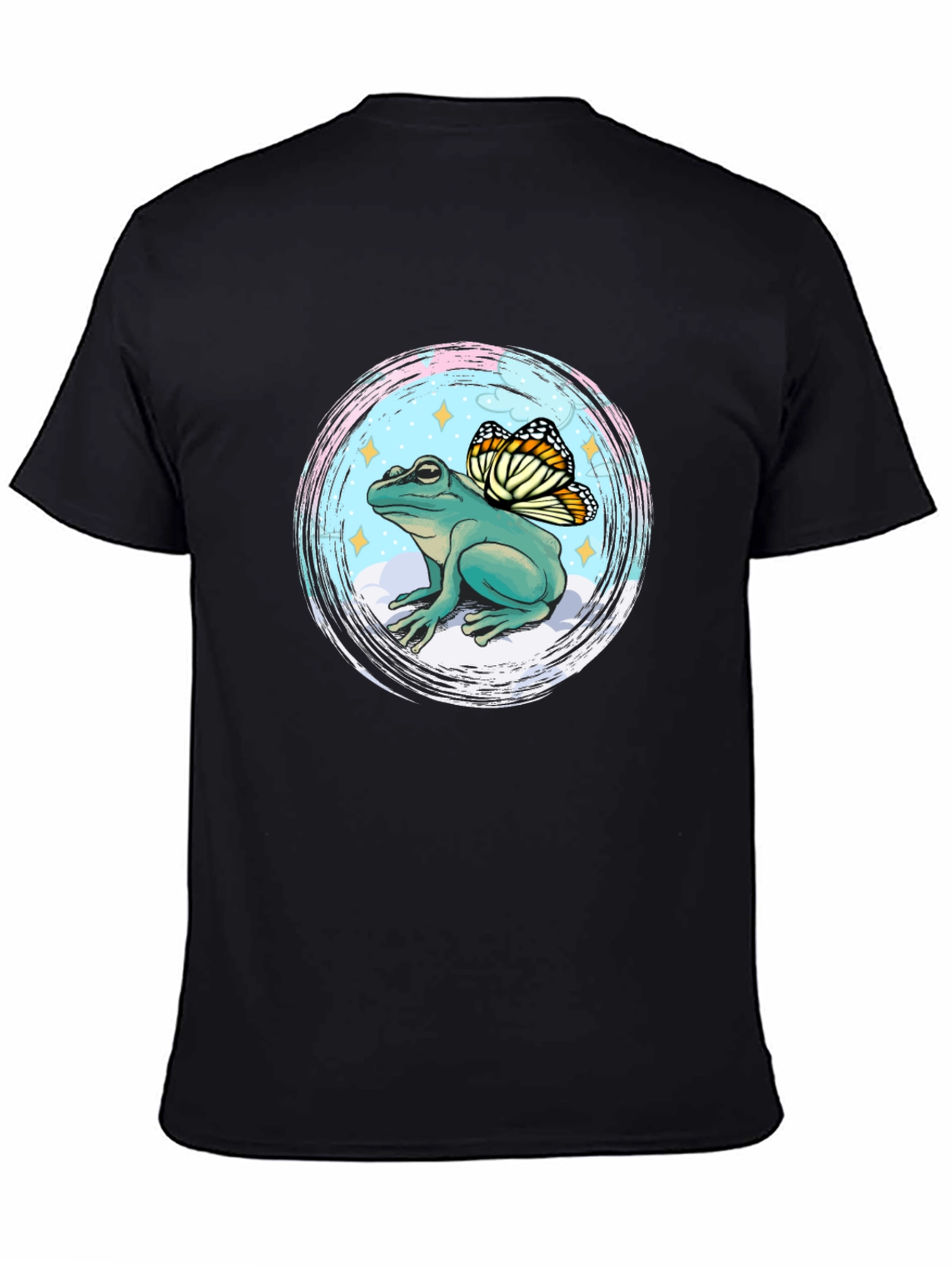 Frog with Butterfly Wings Graphic Tee