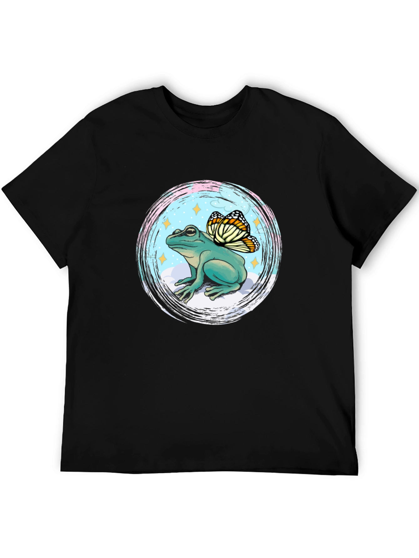 Frog with Butterfly Wings Graphic Tee