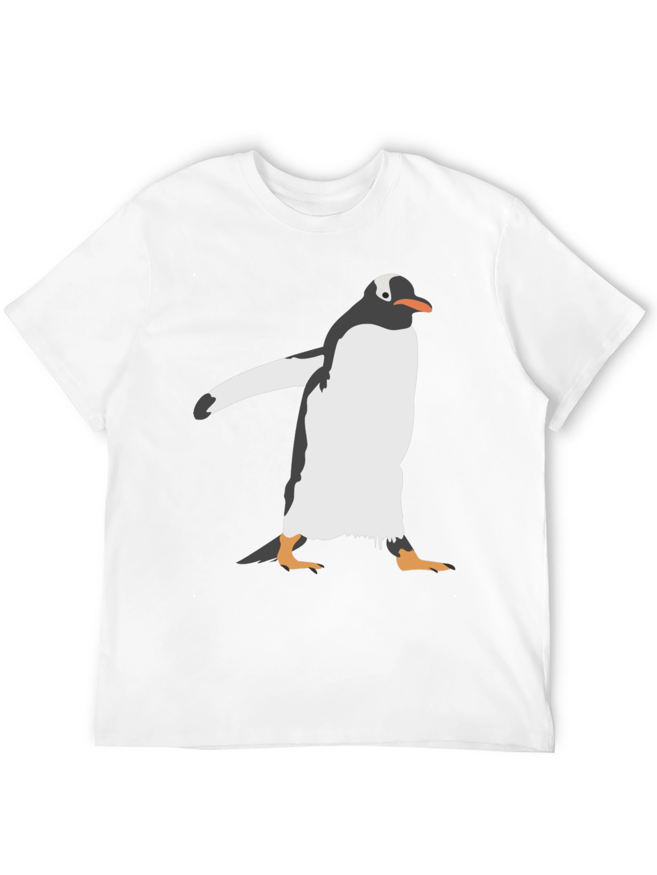 Penguin Graphic Print Black T-Shirt