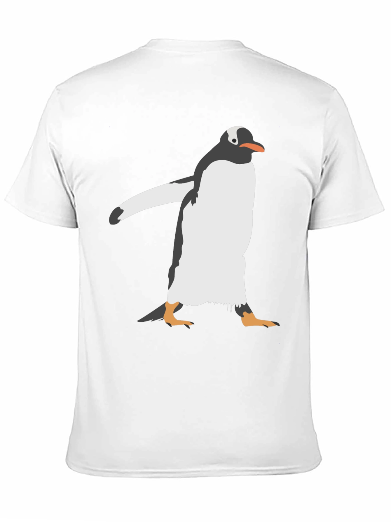 Penguin Graphic Print Black T-Shirt