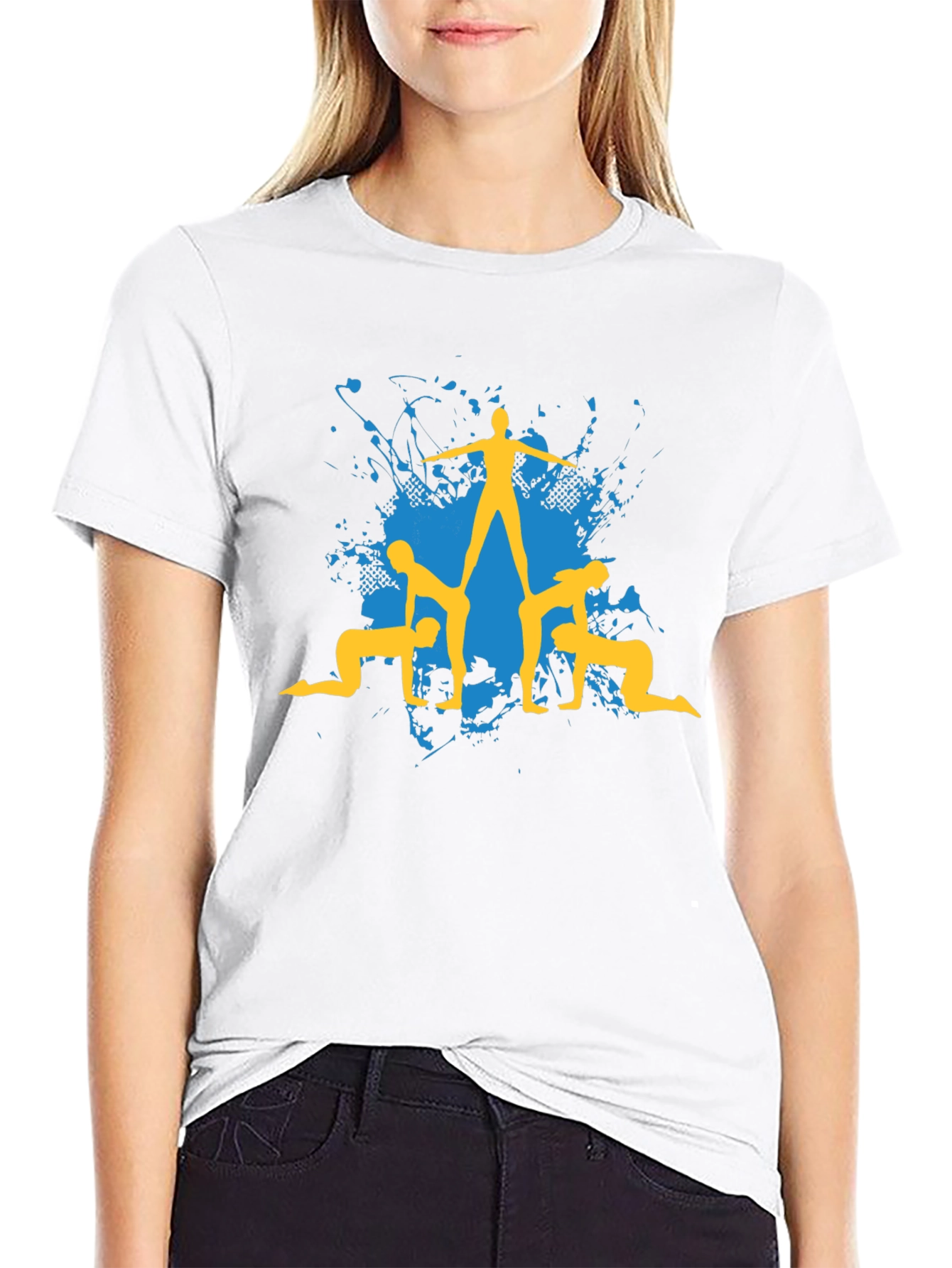 Gymnastics Teamwork Graphic Tee