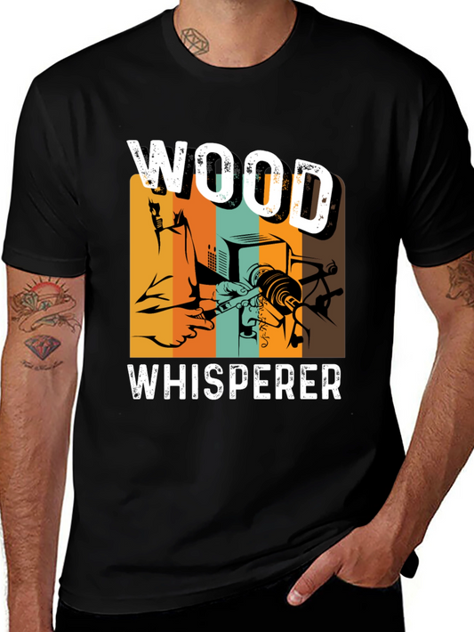 Wood Whisperer Graphic T-Shirt - Carpentry Woodworking