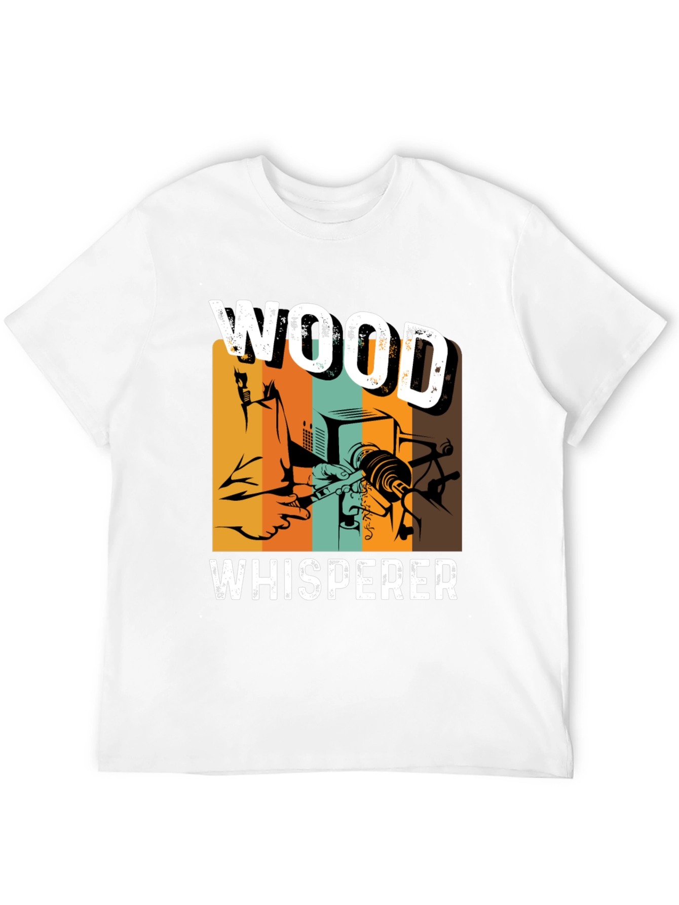 Wood Whisperer Graphic T-Shirt - Carpentry Woodworking