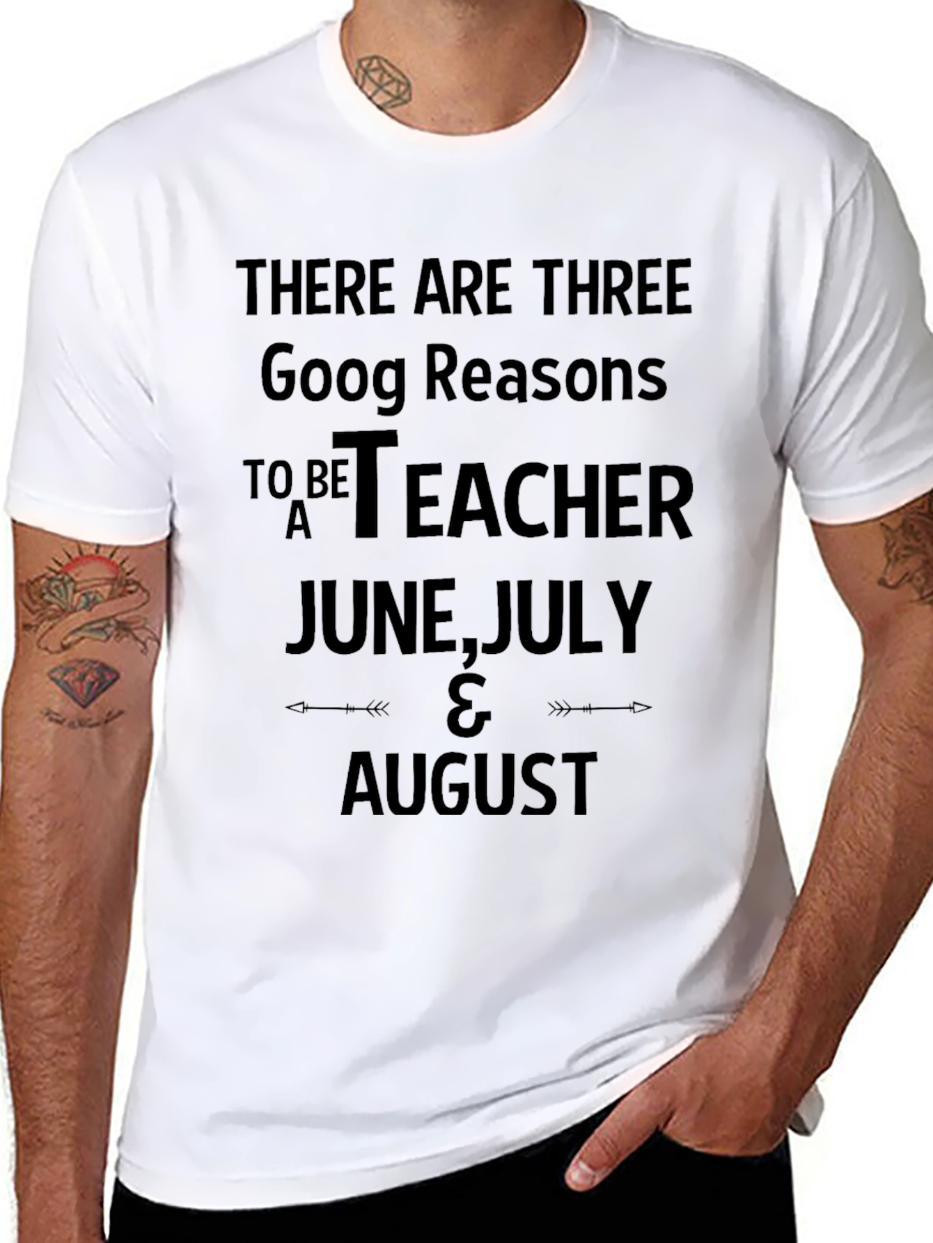 Teacher Summer Break T-Shirt: June July August