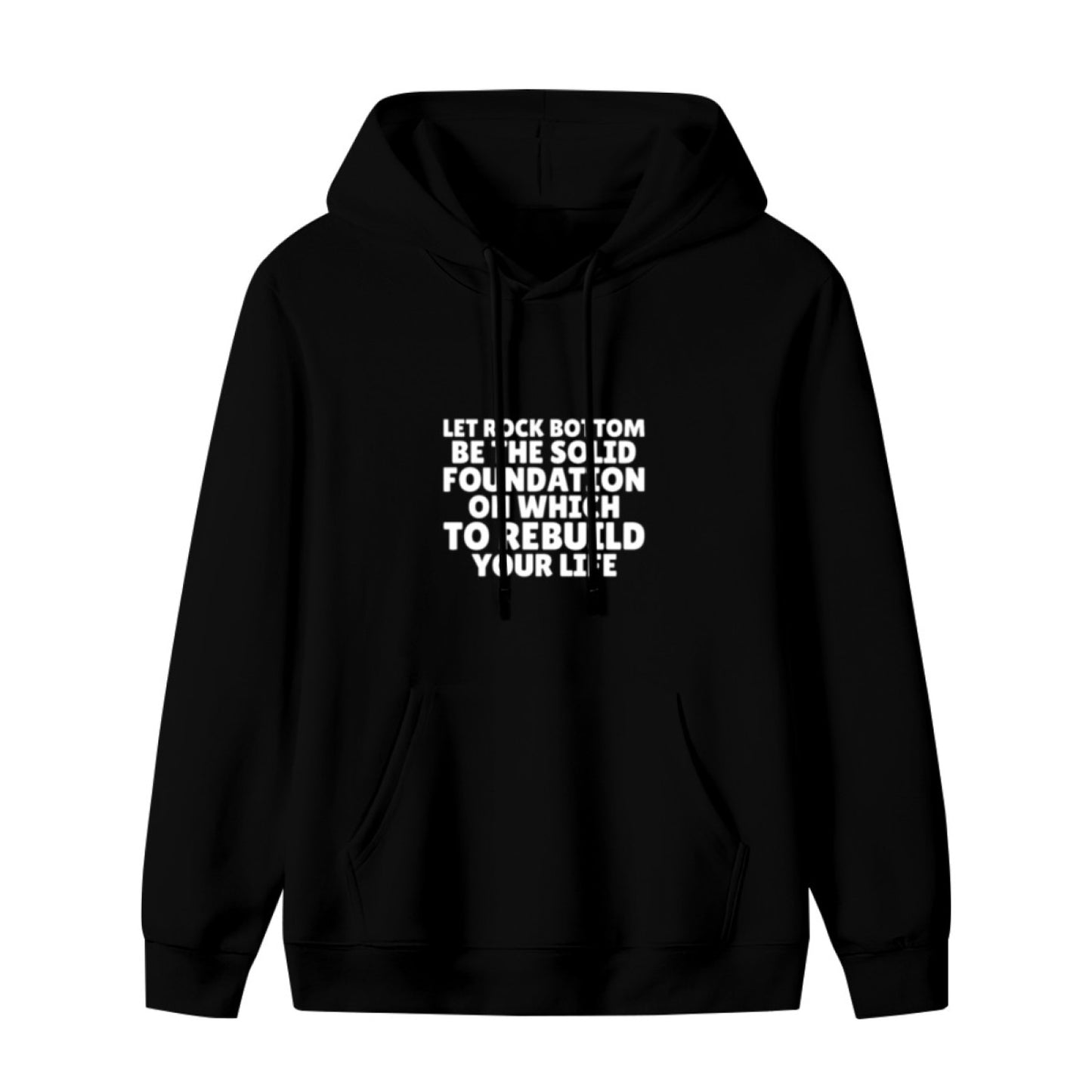 Trendy New Unisex Black Hoodie - Pastel Abstract Design - Cozy Pullover - American Direct Shipping