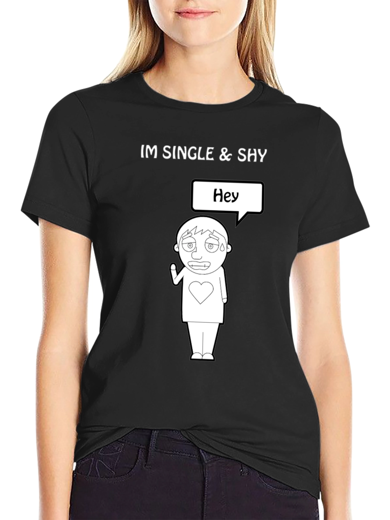 Single & Shy Graphic Tee