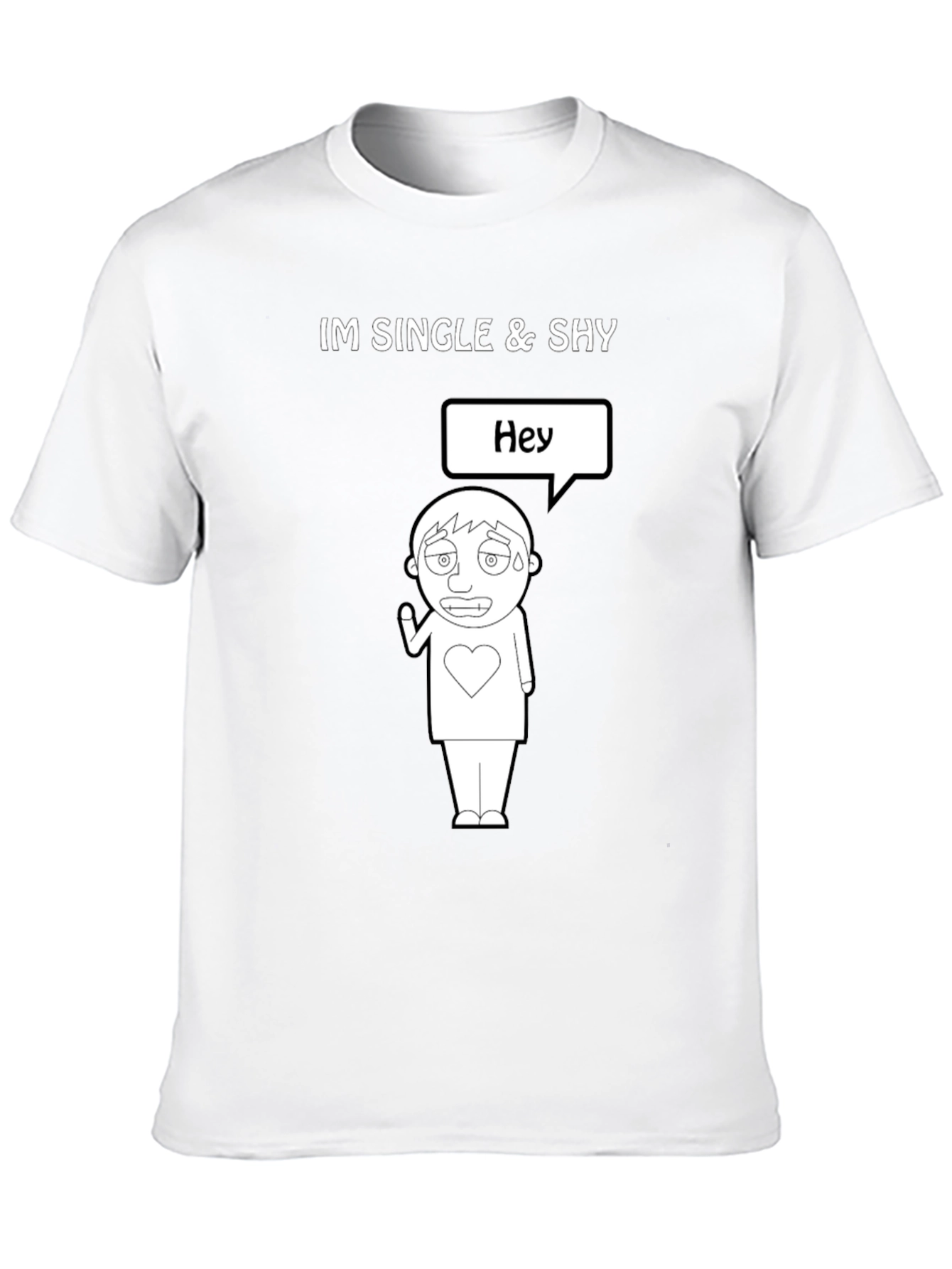 Single & Shy Graphic Tee
