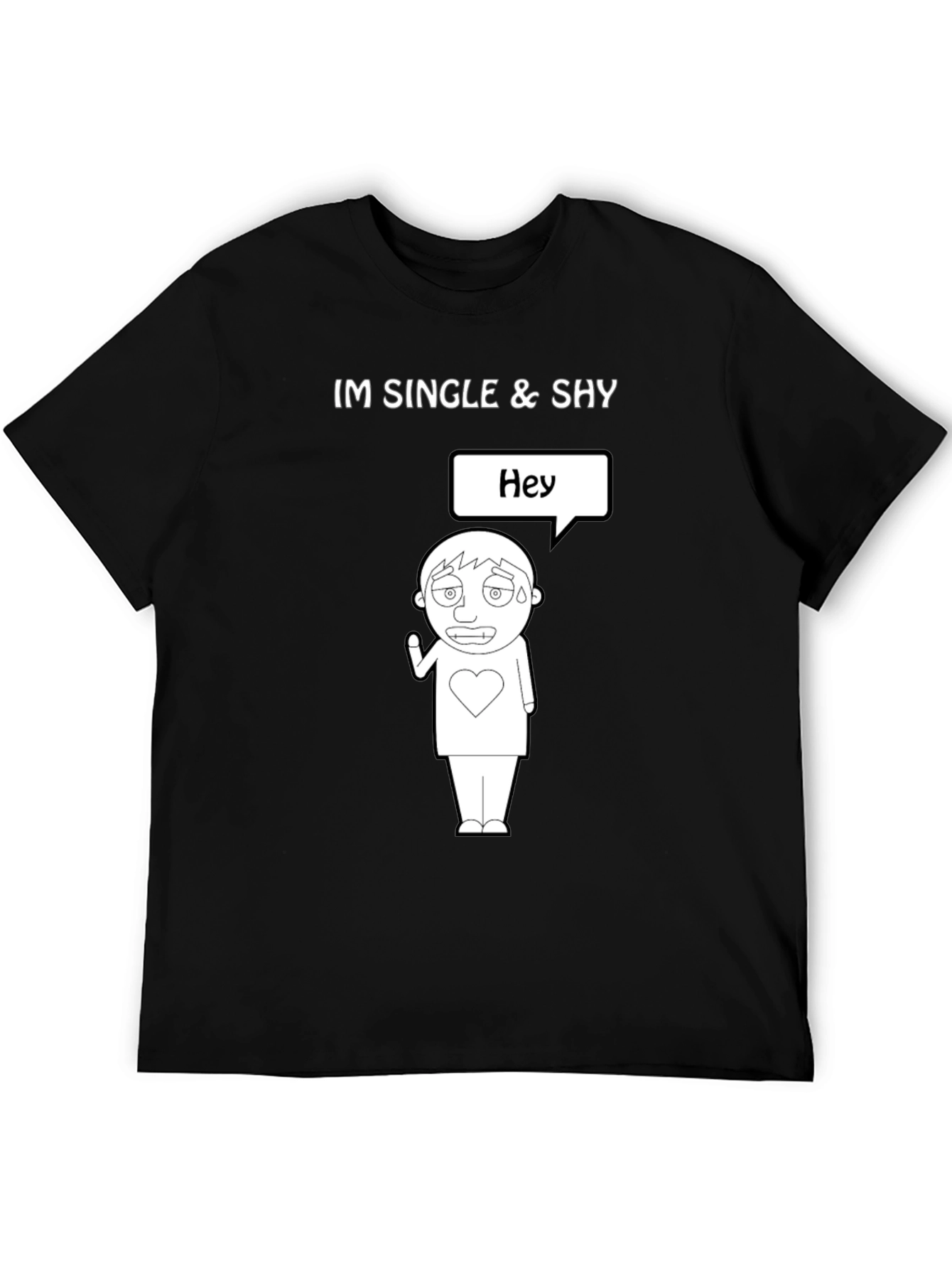 Single & Shy Graphic Tee