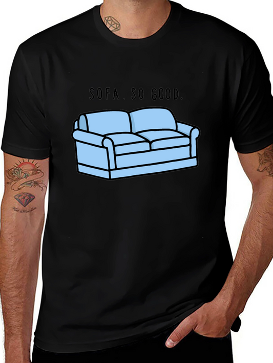 Sofa So Good Graphic T-Shirt - Black