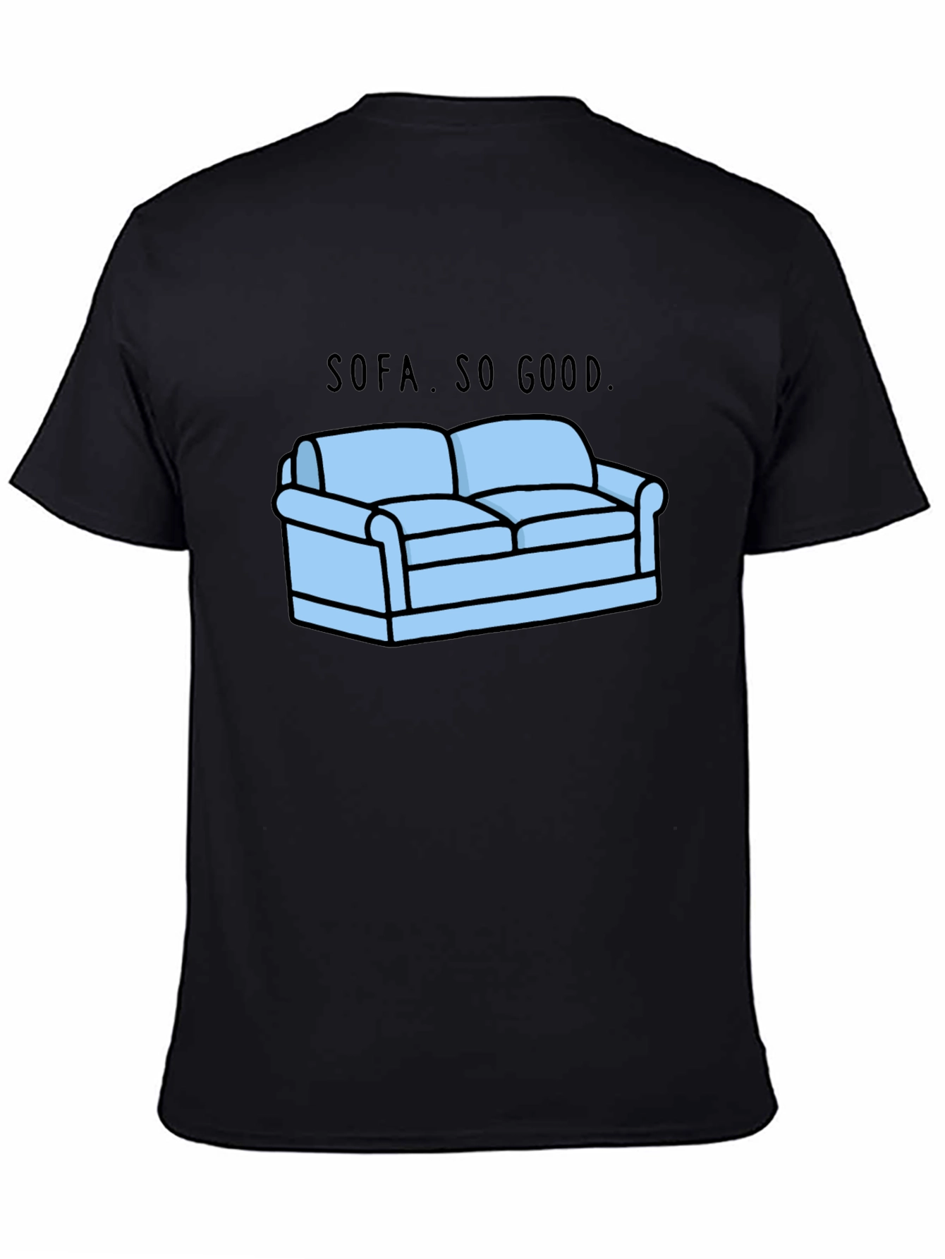 Sofa So Good Graphic T-Shirt - Black