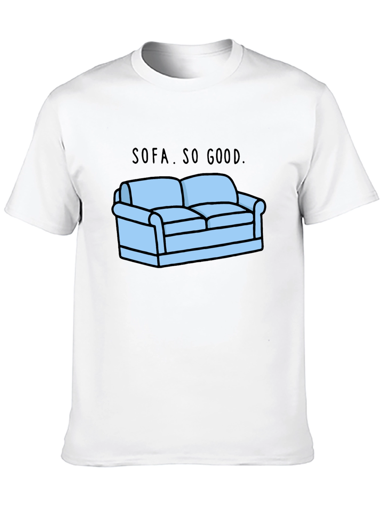 Sofa So Good Graphic T-Shirt - Black