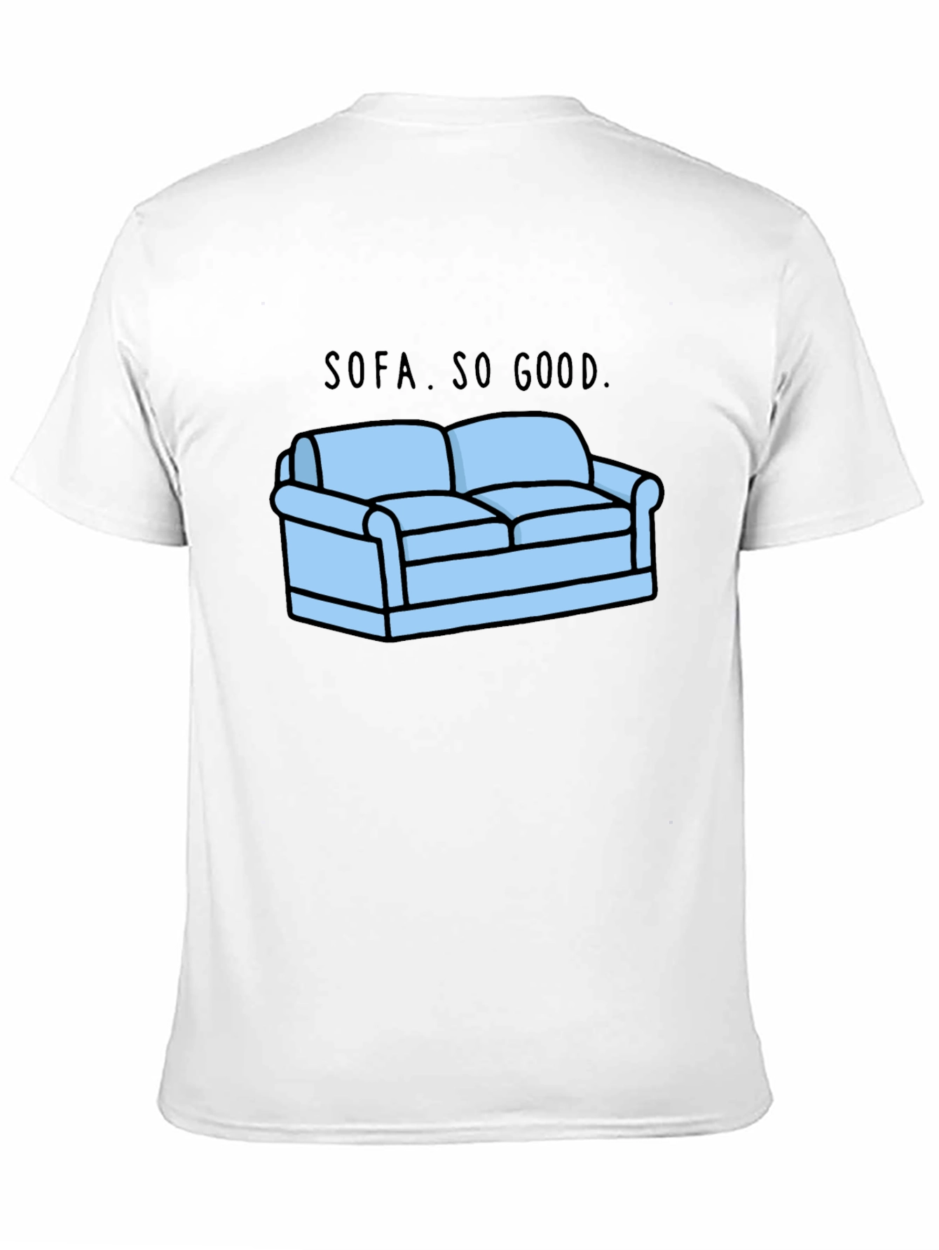 Sofa So Good Graphic T-Shirt - Black
