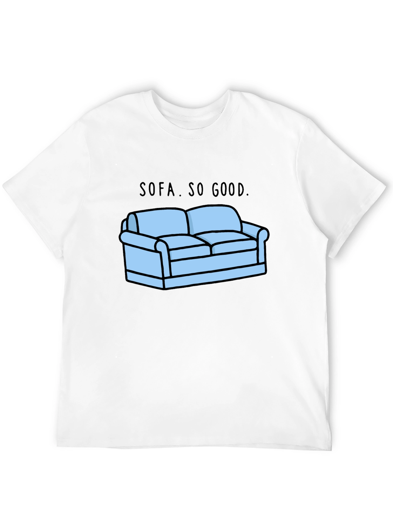Sofa So Good Graphic T-Shirt - Black