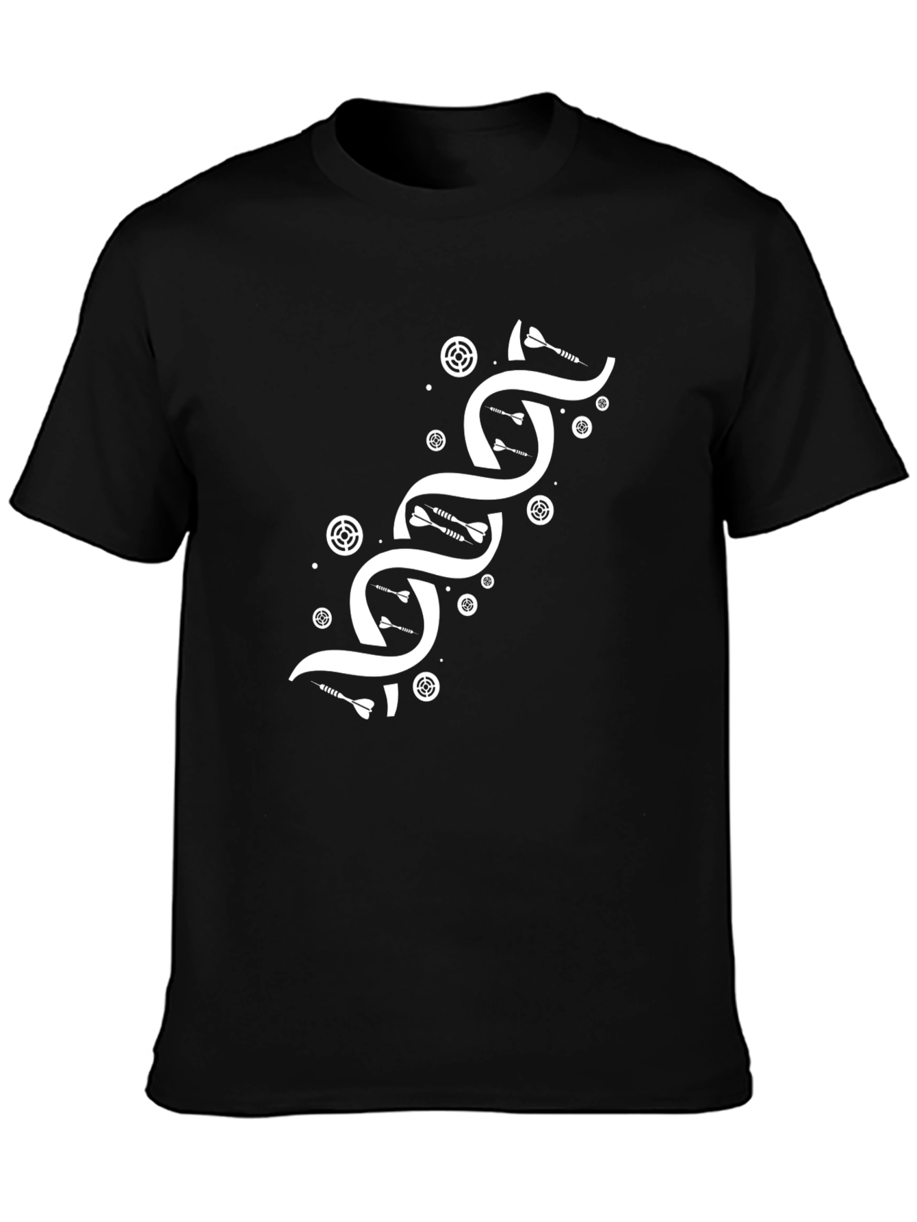 Darts DNA Graphic T-Shirt - Black Cotton Tee