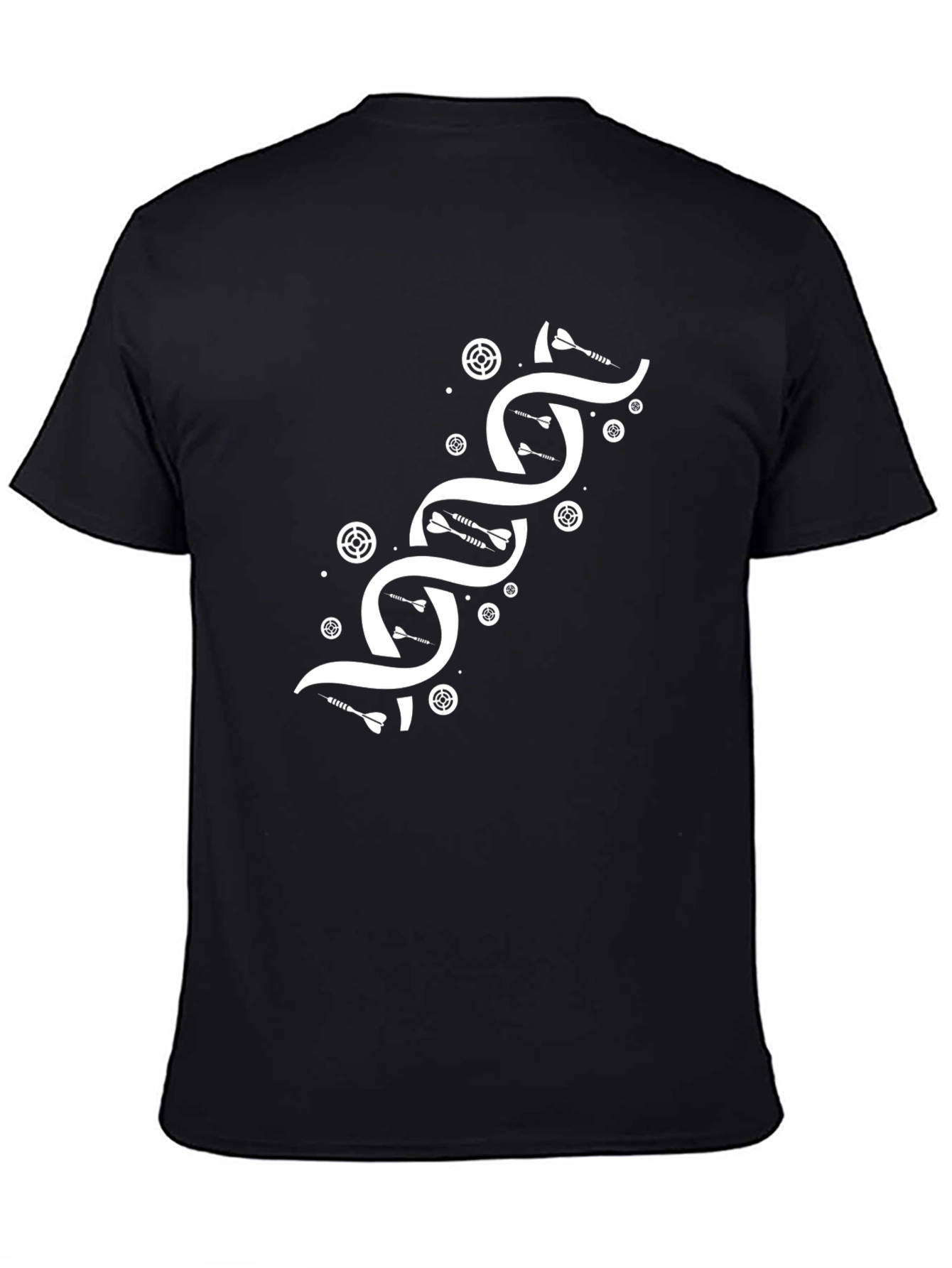 Darts DNA Graphic T-Shirt - Black Cotton Tee