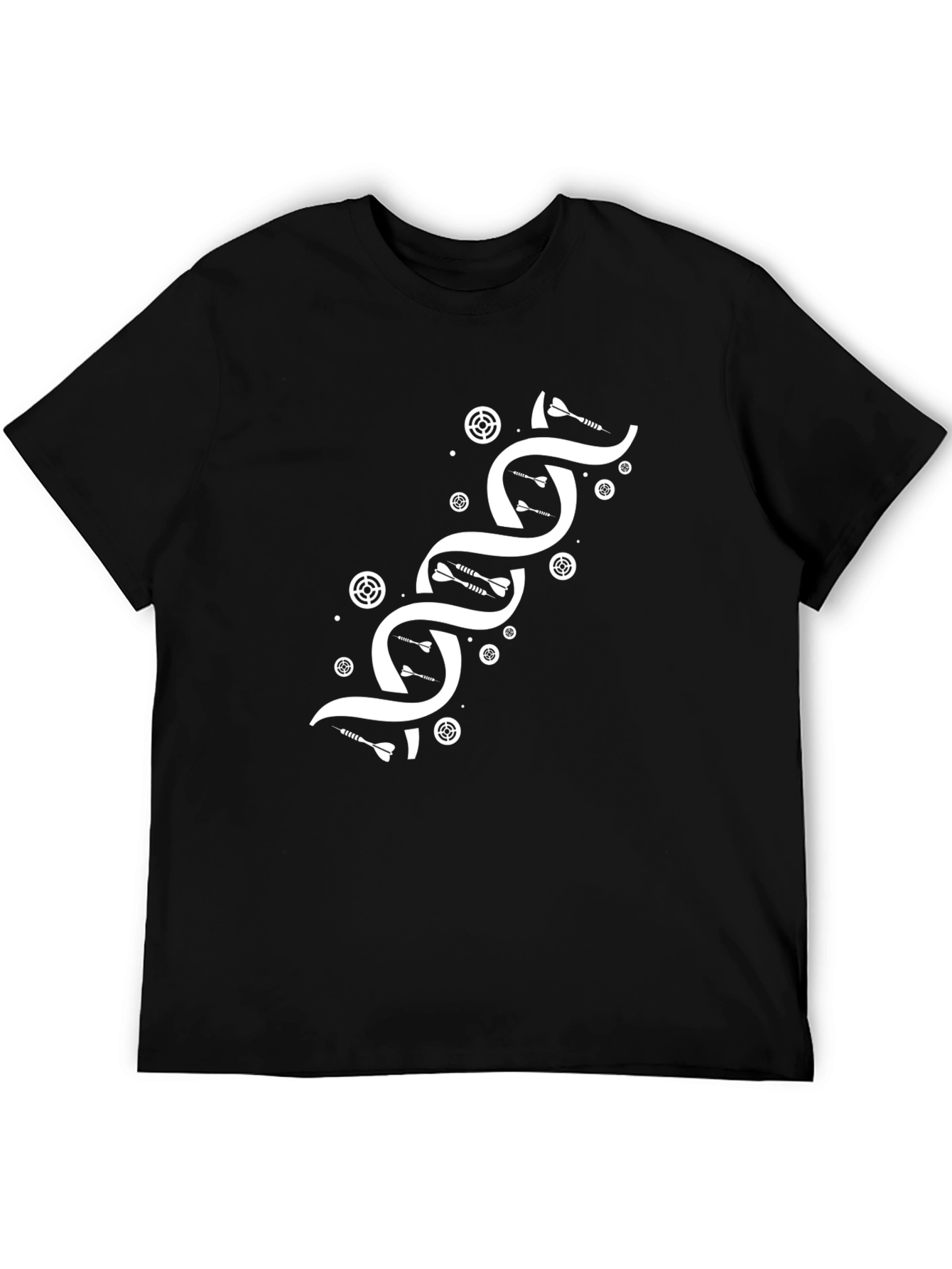 Darts DNA Graphic T-Shirt - Black Cotton Tee