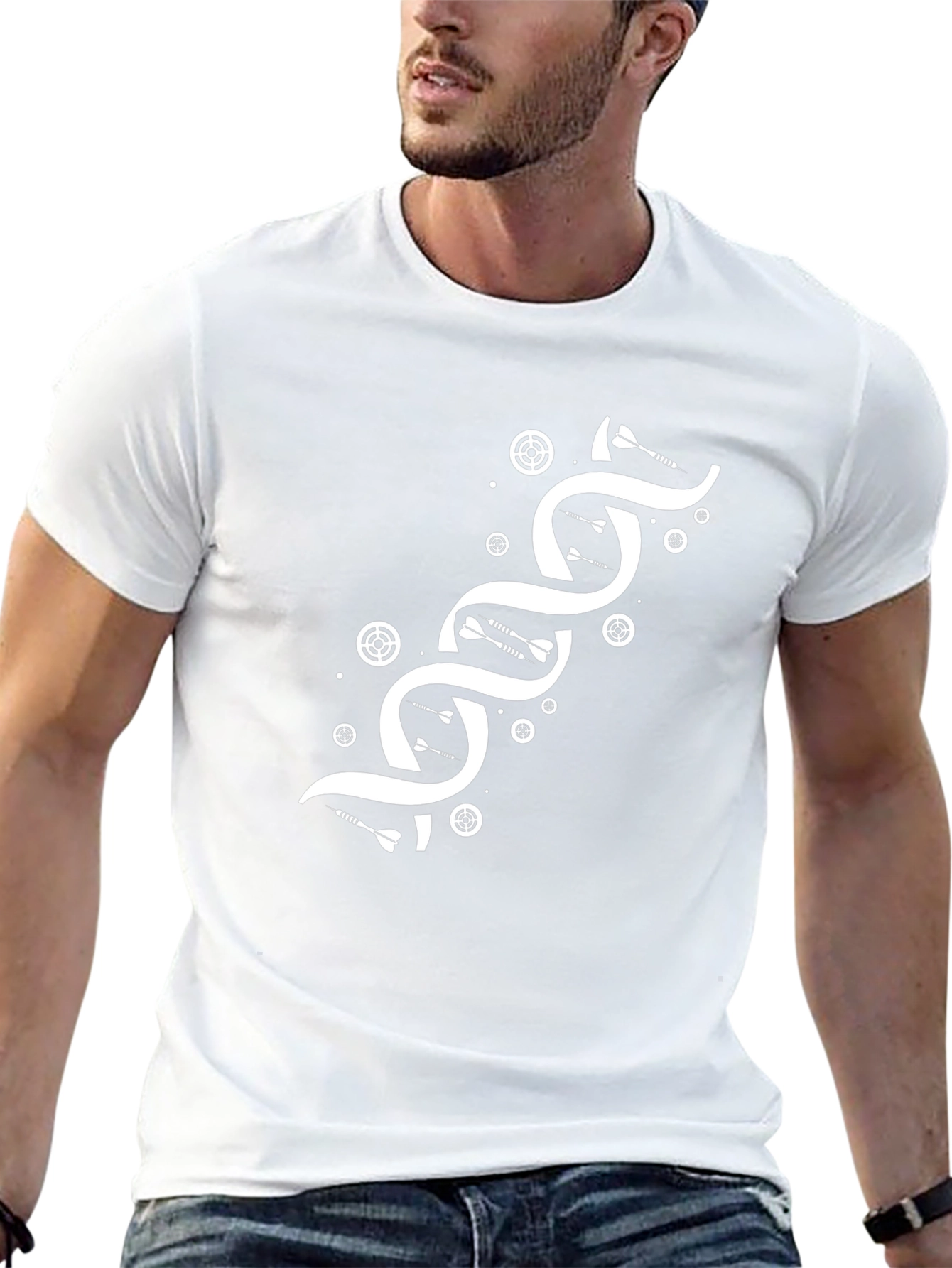 Darts DNA Graphic T-Shirt - Black Cotton Tee