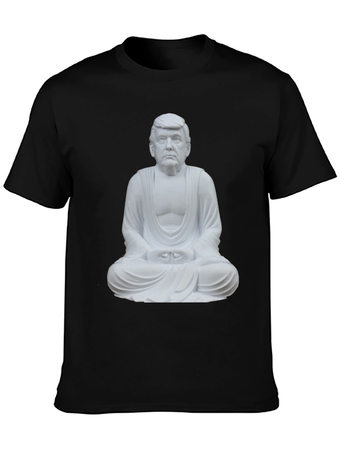 Trump Buddha Graphic Tee - Unique Political Statement Shirt