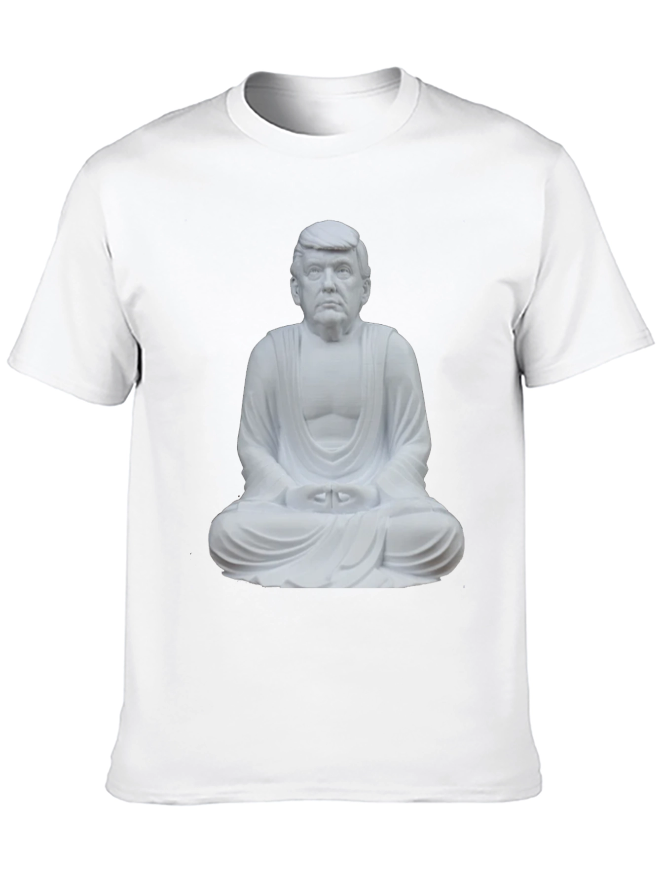 Trump Buddha Graphic Tee - Unique Political Statement Shirt