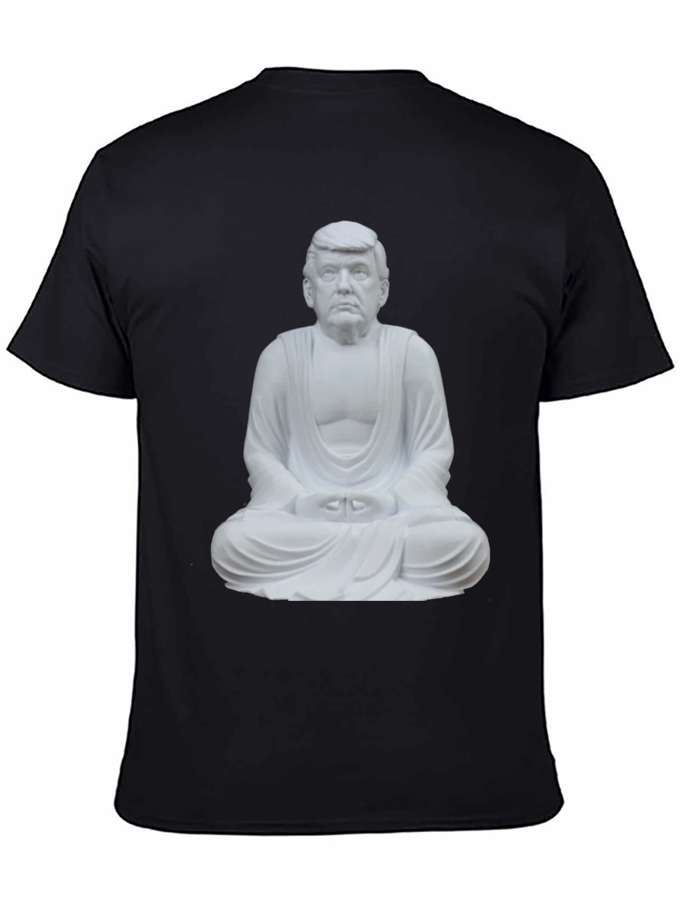 Trump Buddha Graphic Tee - Unique Political Statement Shirt