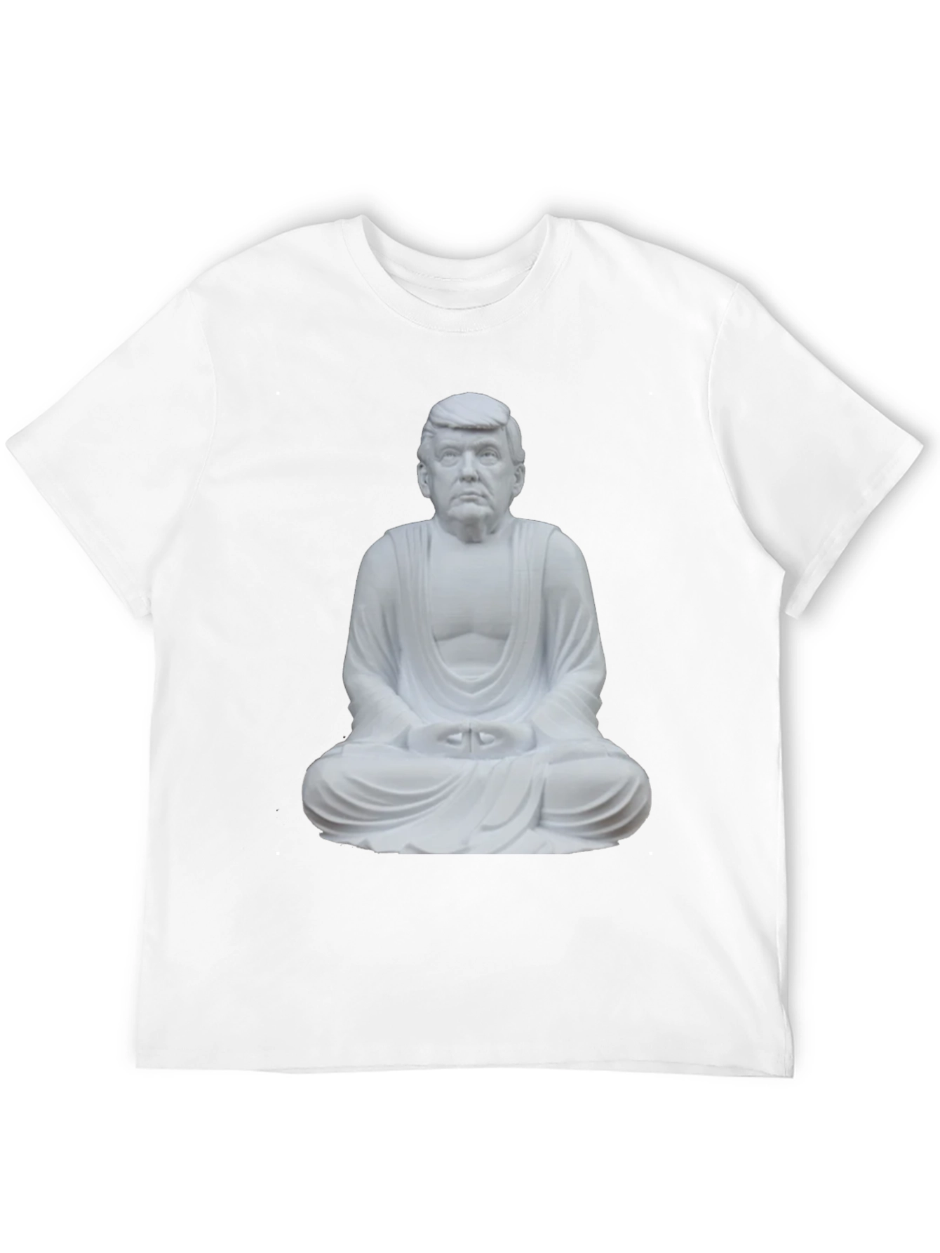 Trump Buddha Graphic Tee - Unique Political Statement Shirt
