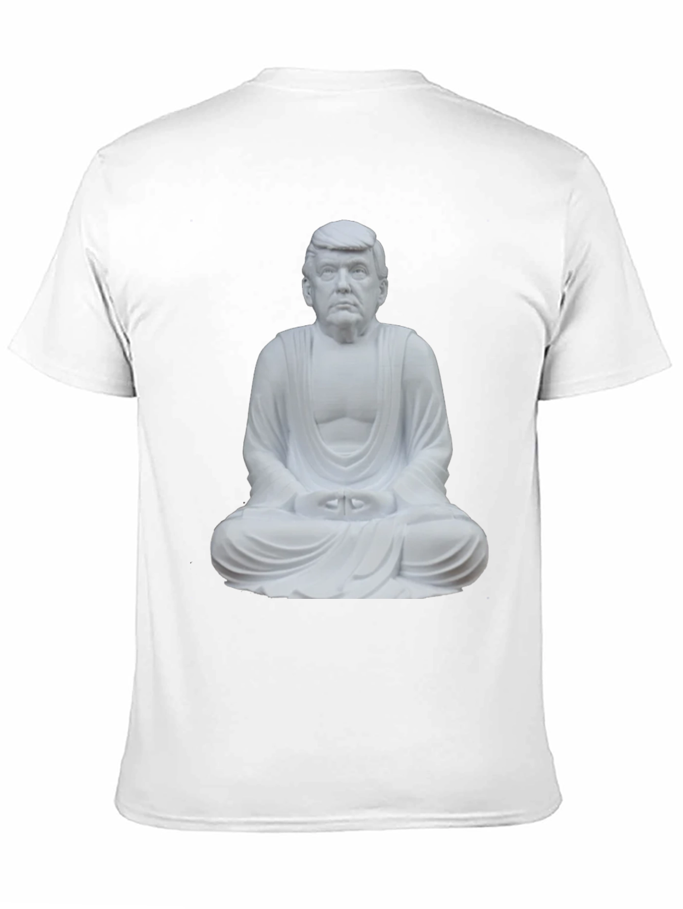 Trump Buddha Graphic Tee - Unique Political Statement Shirt