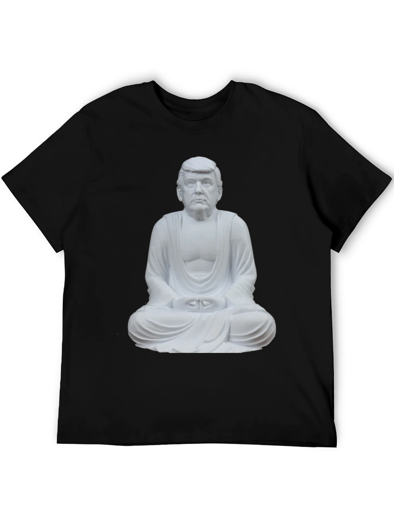 Trump Buddha Graphic Tee - Unique Political Statement Shirt