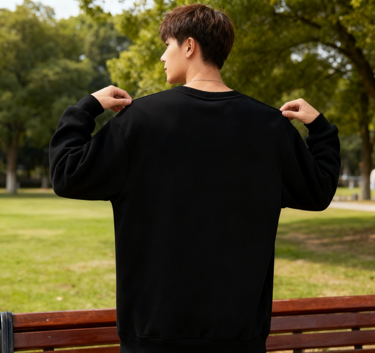 Motivational 'BACK TO THE GYM' Graphic Sweatshirt